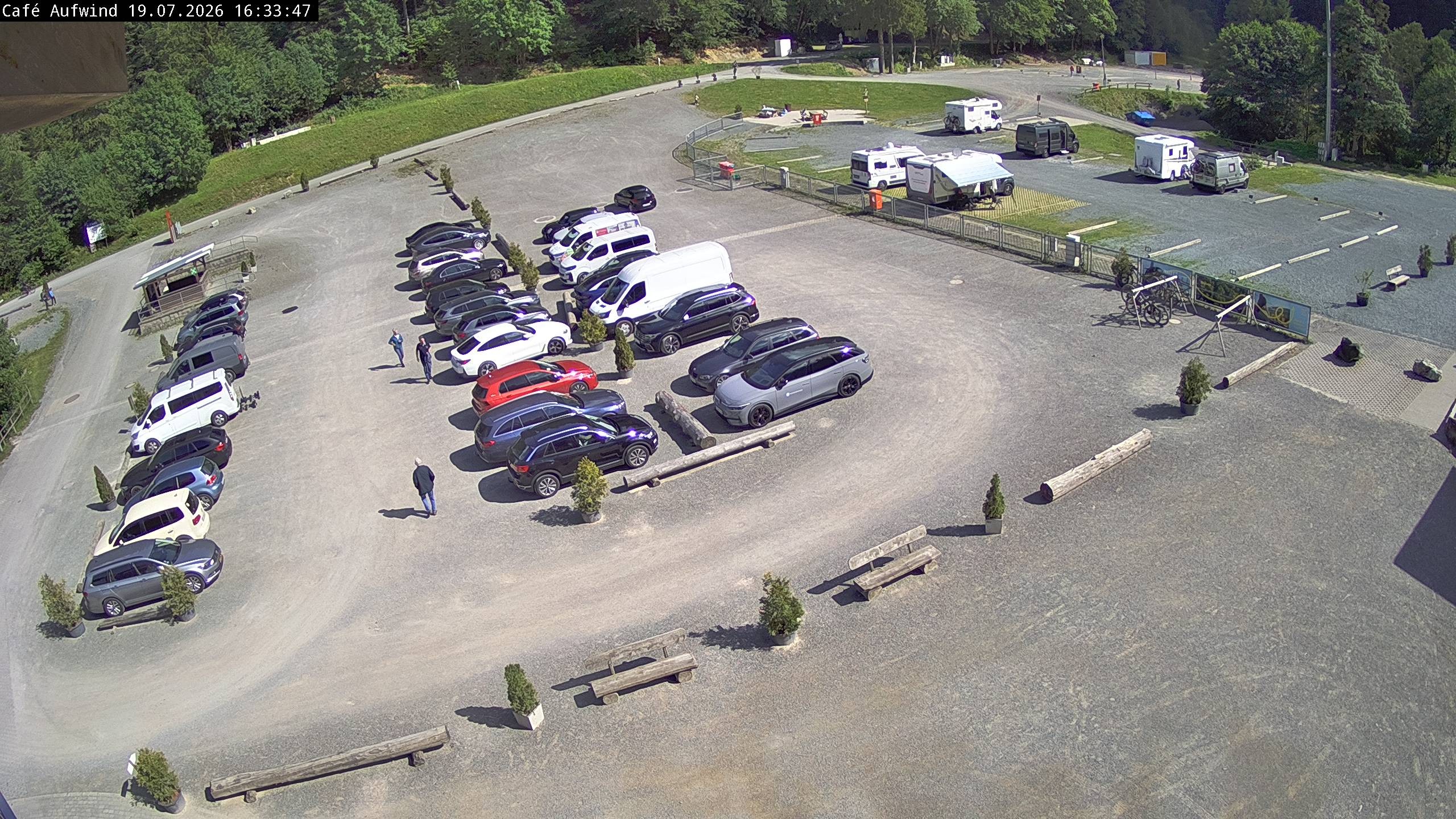 Archiv Foto Webcam Willingen: Mühlenkopfschanze Parkplatz