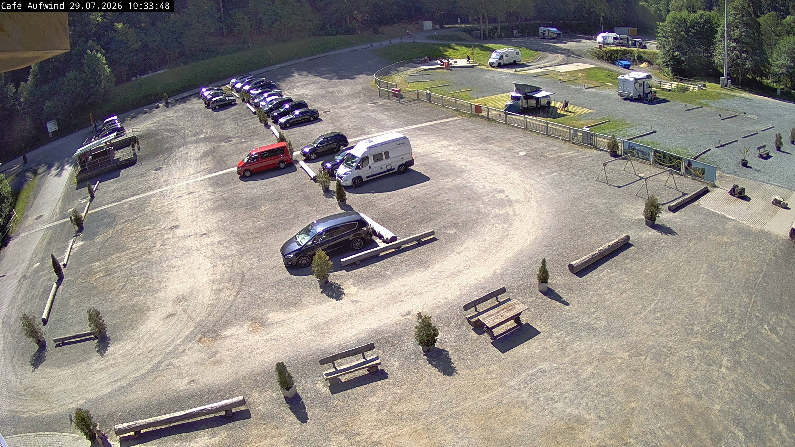 Archiv Foto Webcam Willingen: Mühlenkopfschanze Parkplatz