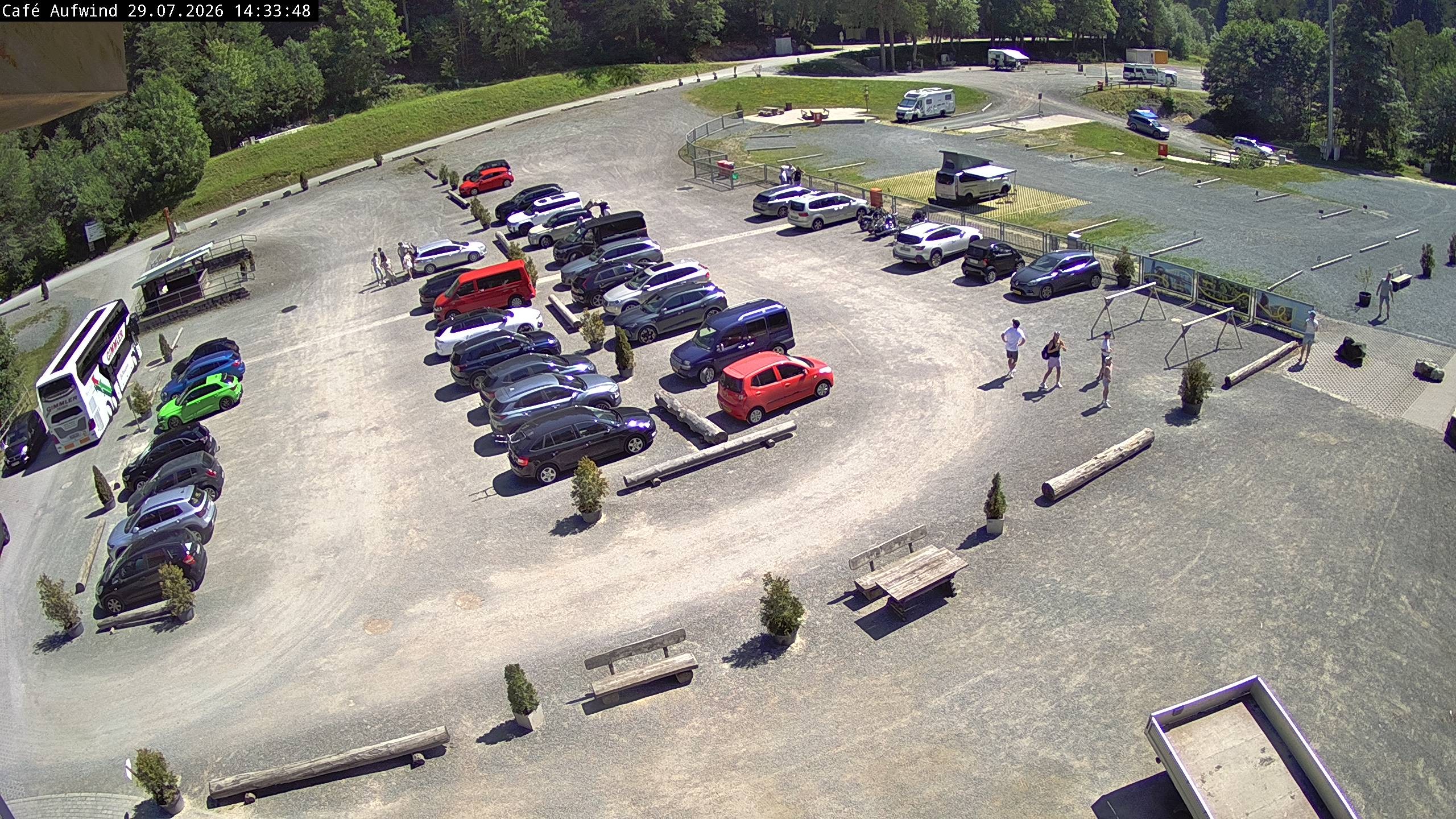 Archiv Foto Webcam Willingen: Mühlenkopfschanze Parkplatz