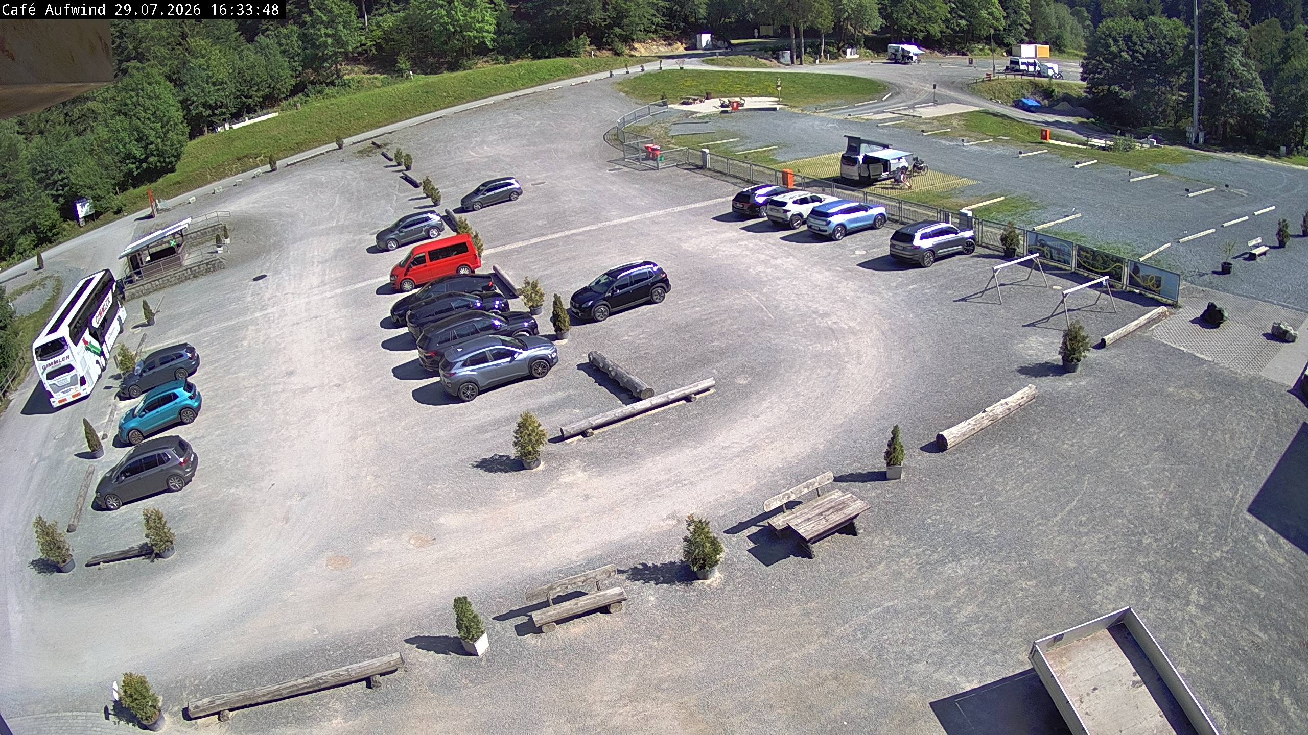 Archiv Foto Webcam Willingen: Mühlenkopfschanze Parkplatz