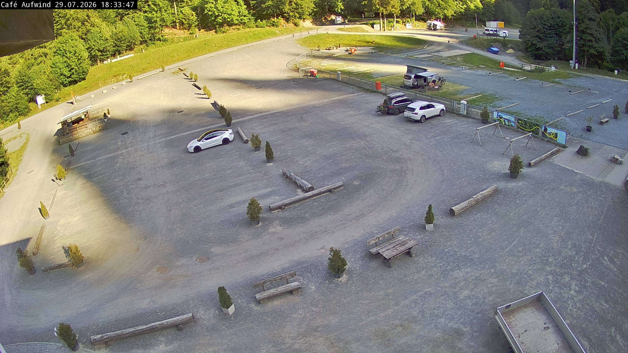 Archiv Foto Webcam Willingen: Mühlenkopfschanze Parkplatz