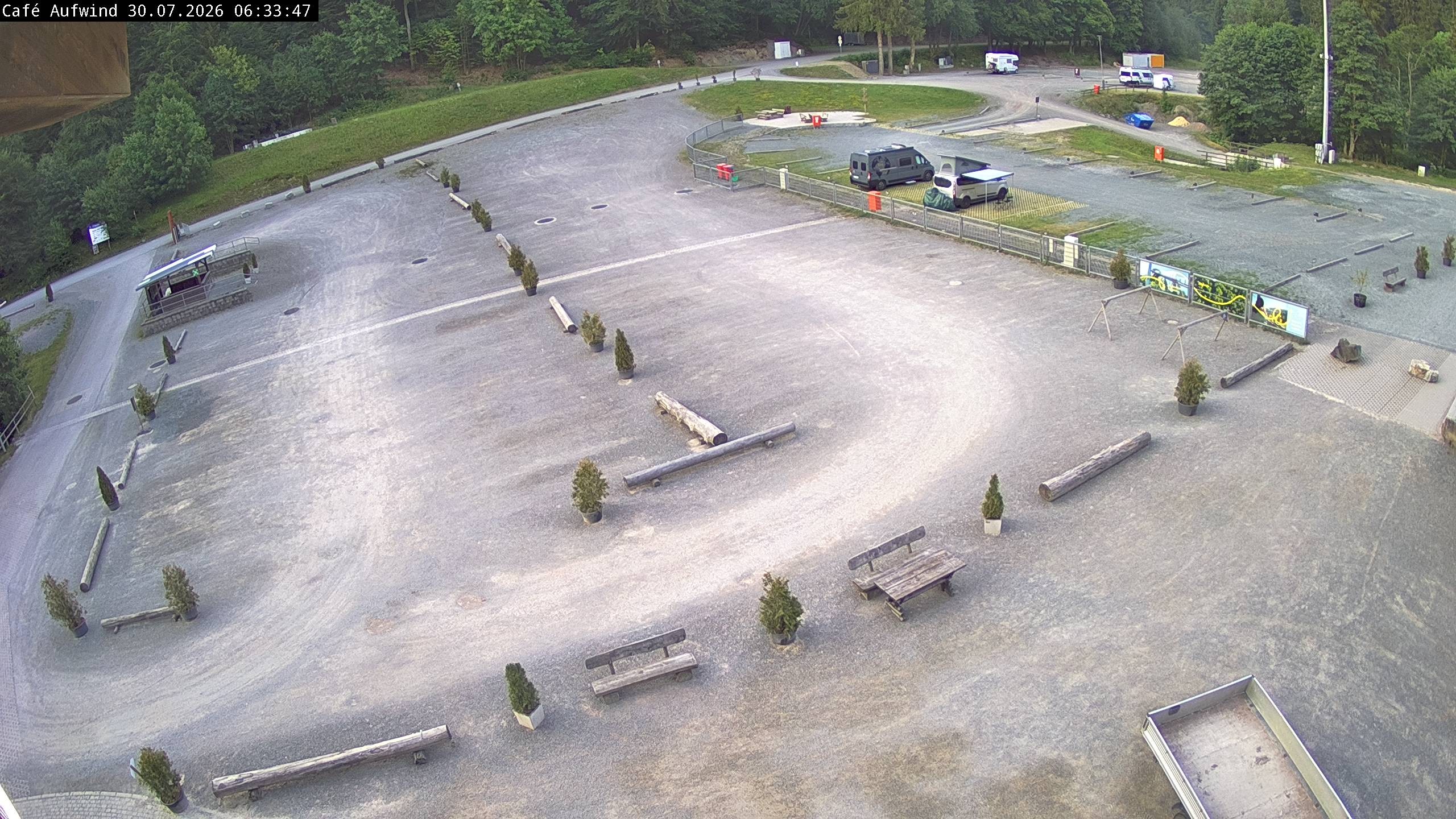 Archiv Foto Webcam Willingen: Mühlenkopfschanze Parkplatz