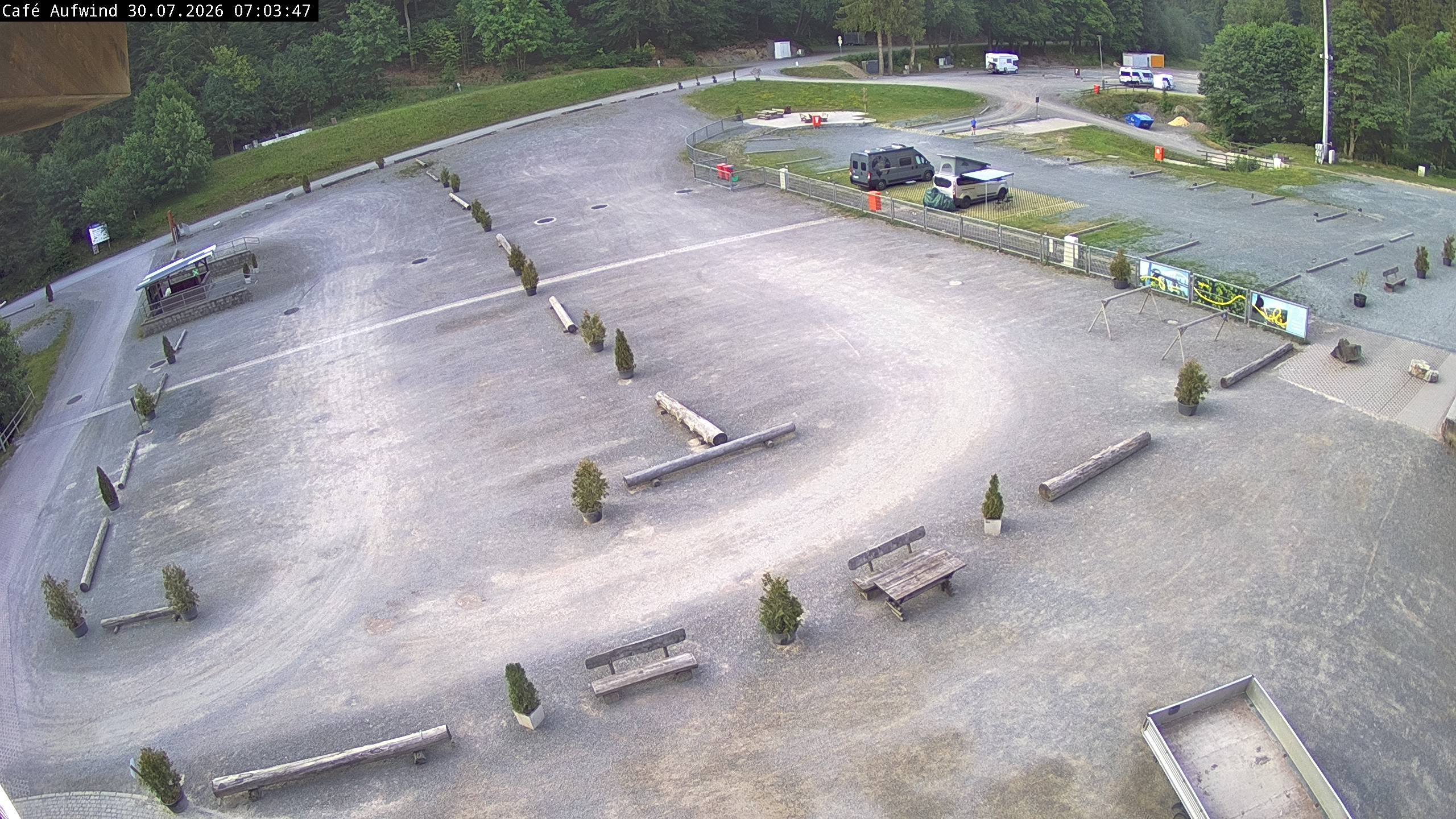 Archiv Foto Webcam Willingen: Mühlenkopfschanze Parkplatz