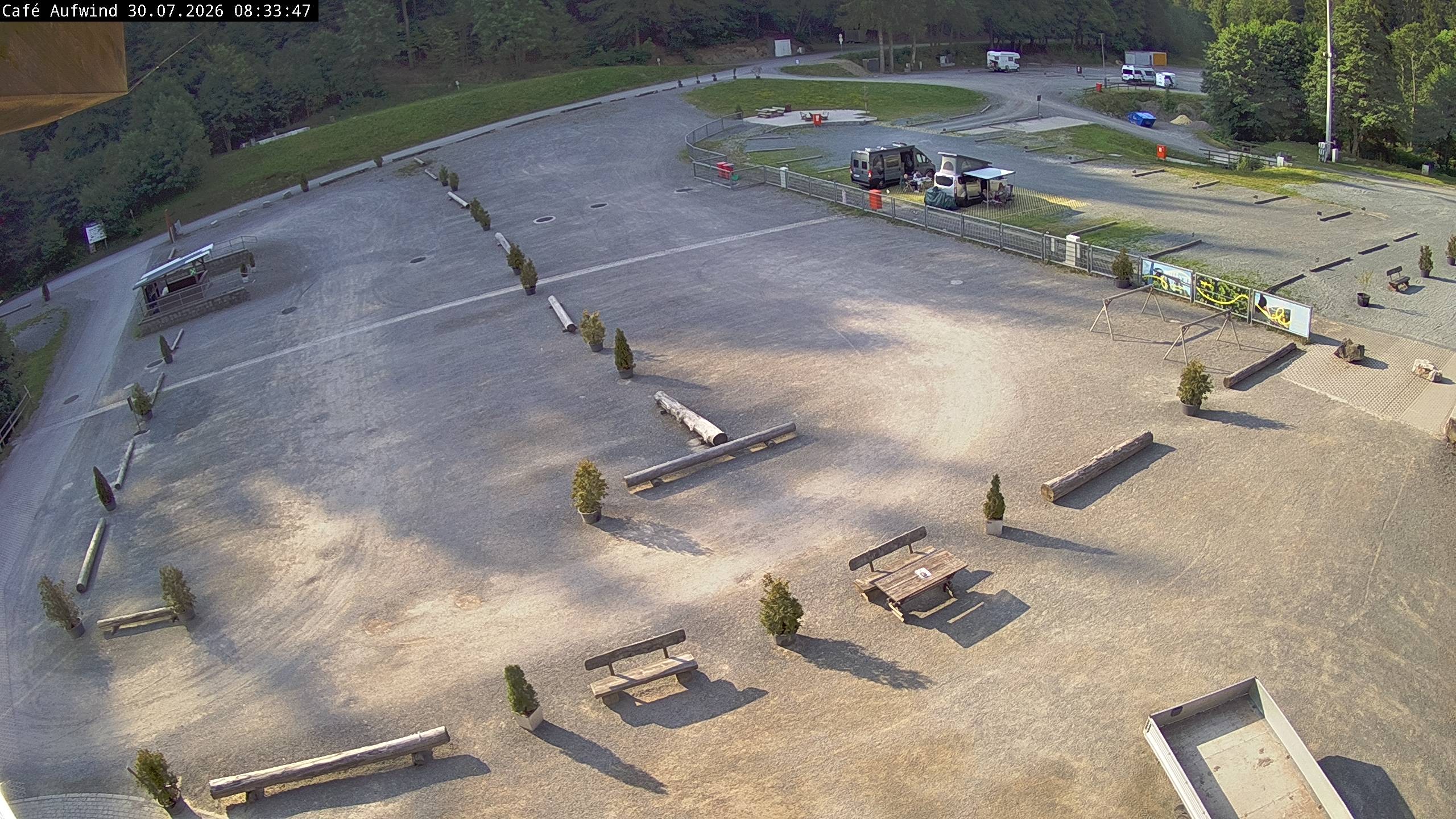 Archiv Foto Webcam Willingen: Mühlenkopfschanze Parkplatz