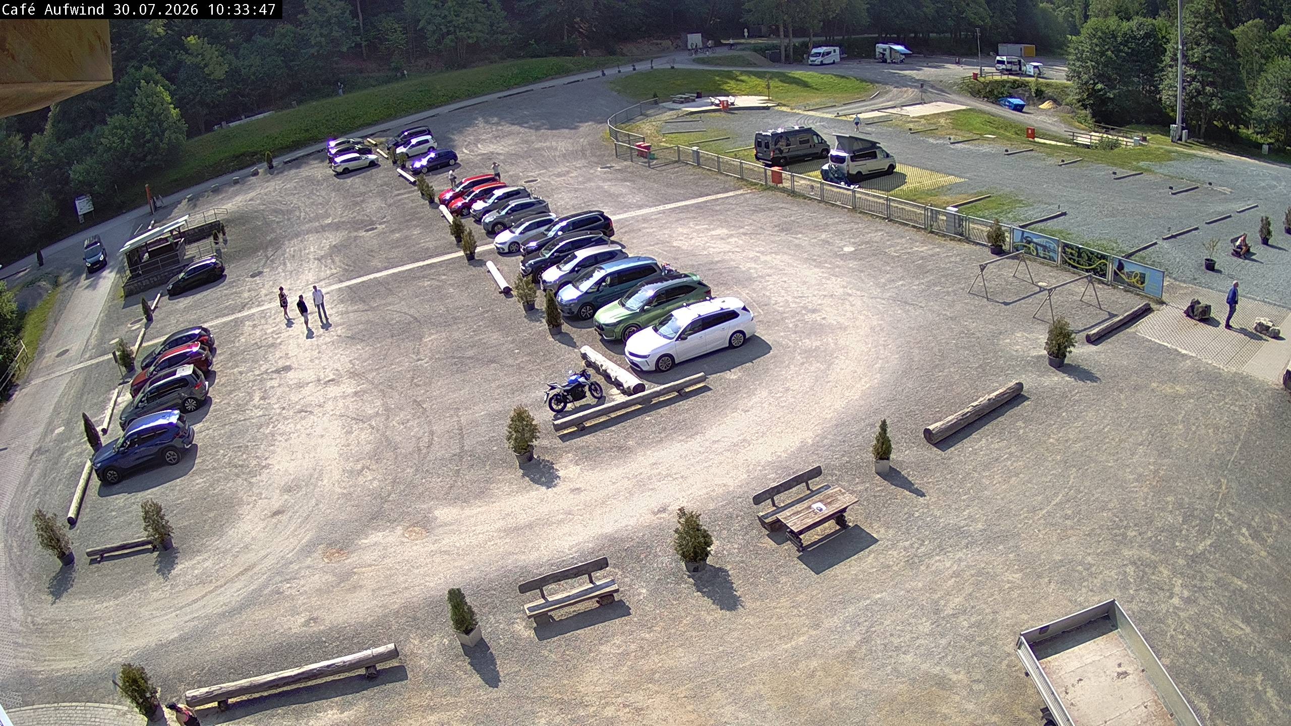 Archiv Foto Webcam Willingen: Mühlenkopfschanze Parkplatz