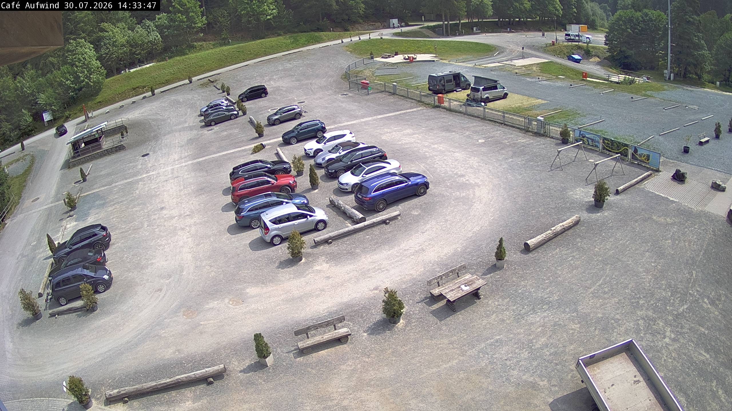Archiv Foto Webcam Willingen: Mühlenkopfschanze Parkplatz