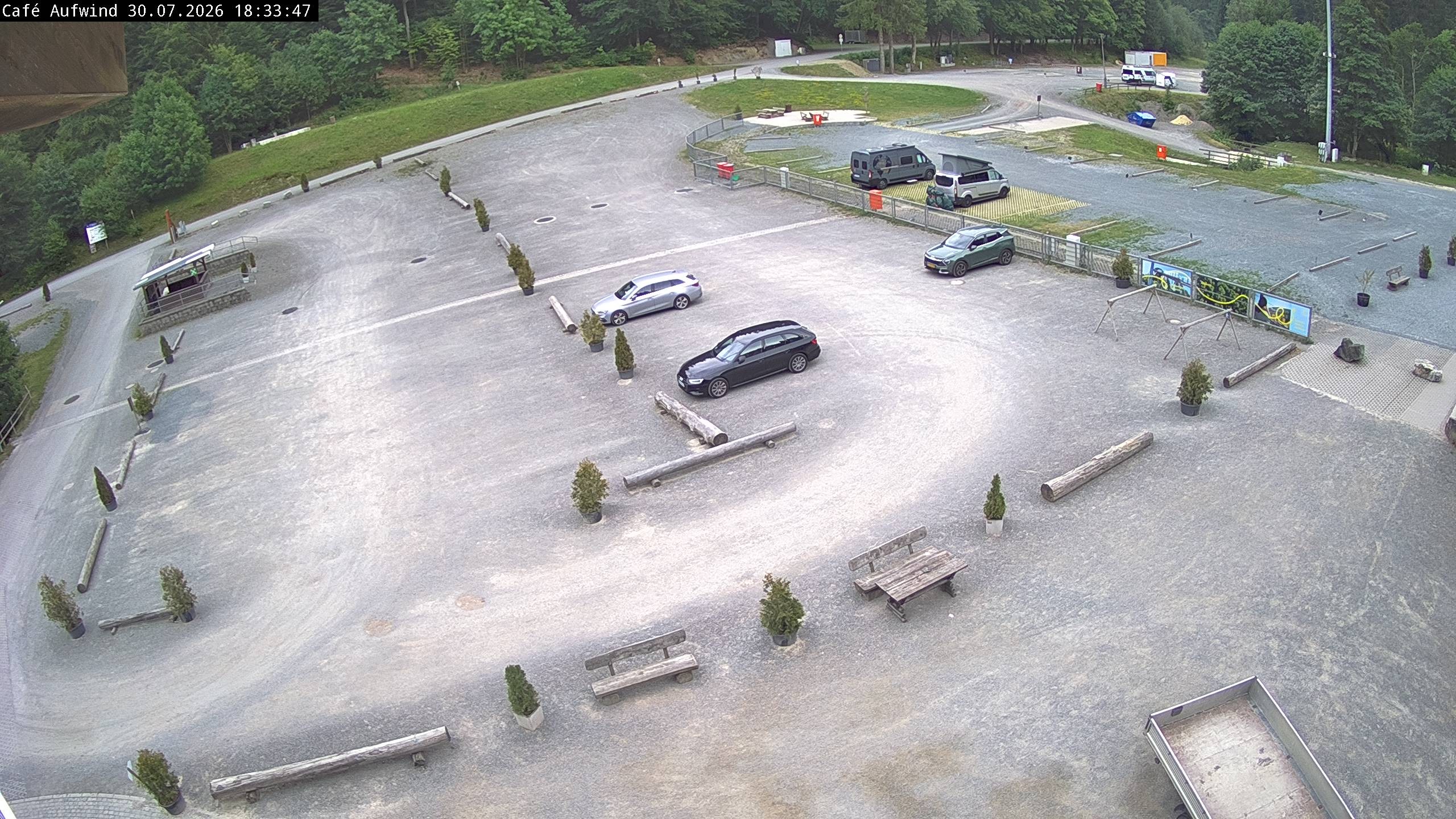 Archiv Foto Webcam Willingen: Mühlenkopfschanze Parkplatz