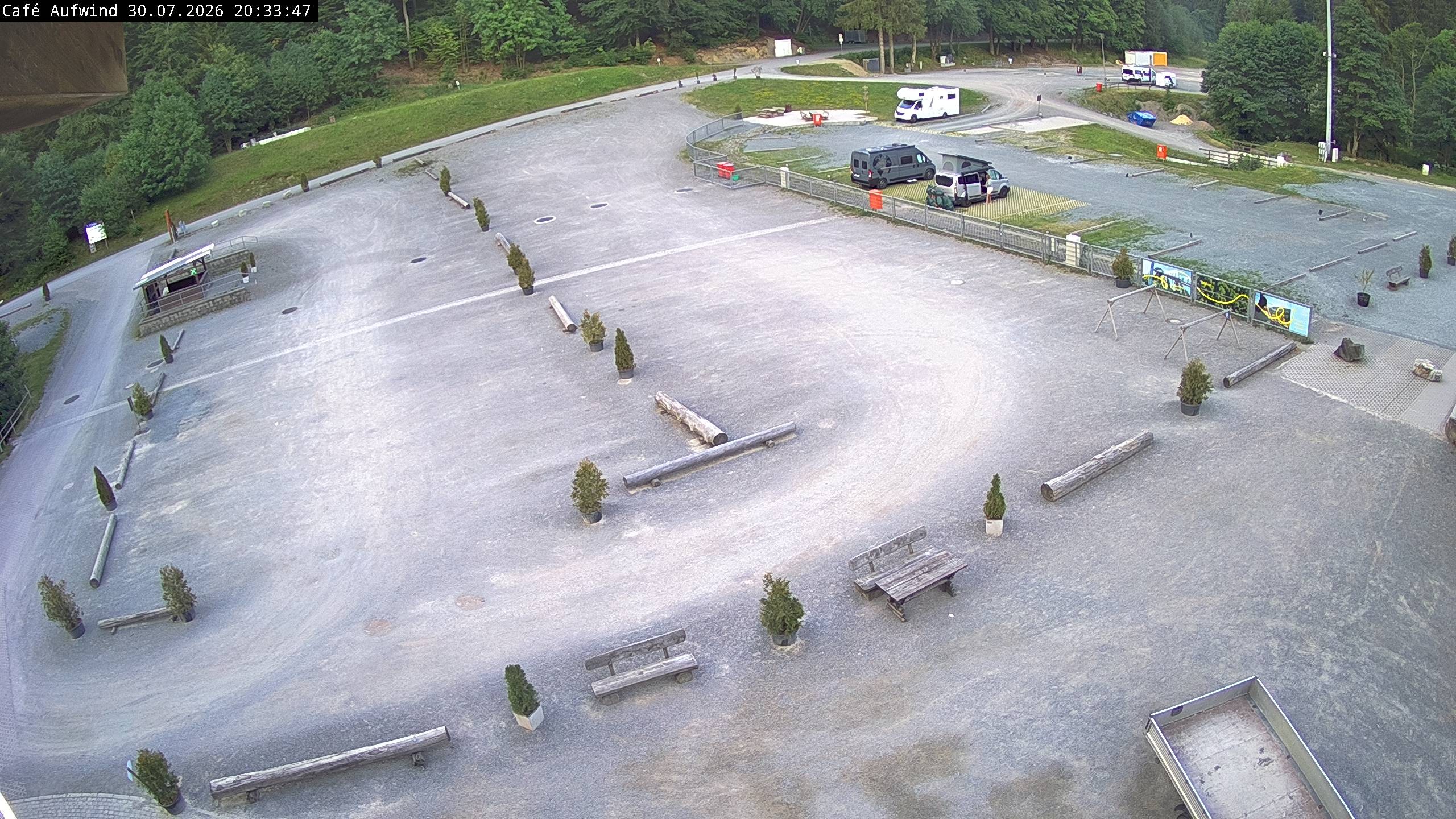 Archiv Foto Webcam Willingen: Mühlenkopfschanze Parkplatz