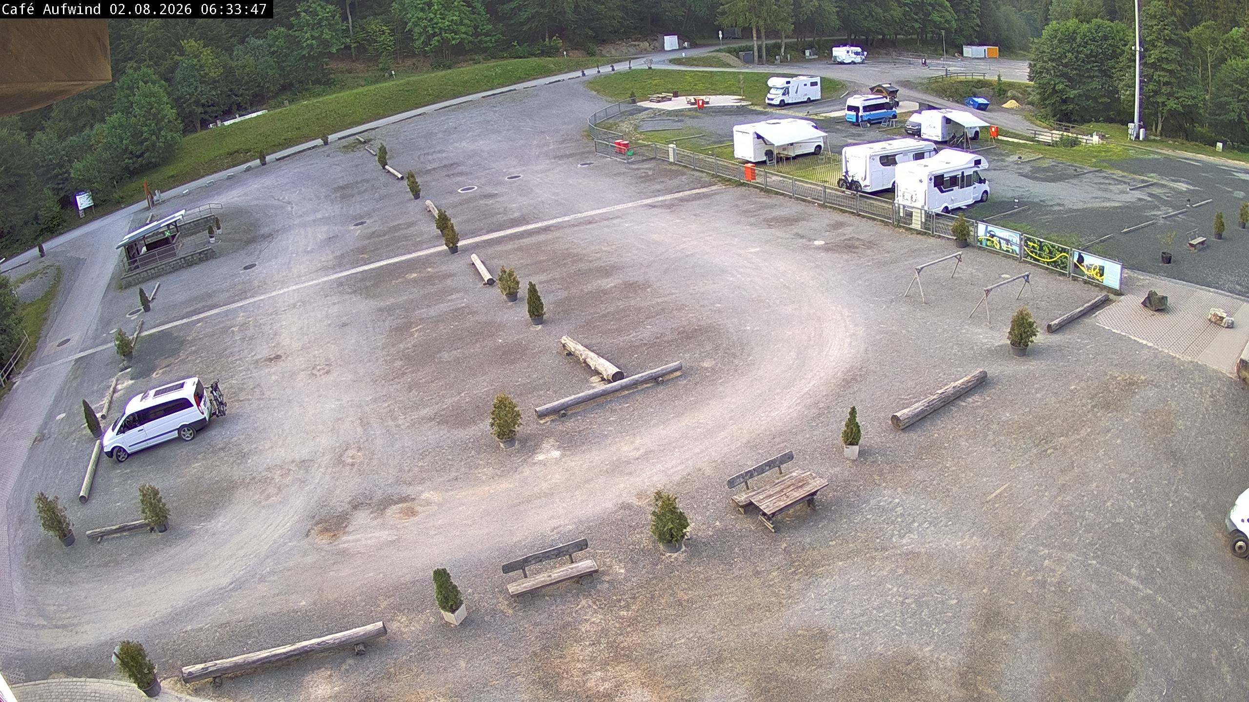 Archiv Foto Webcam Willingen: Mühlenkopfschanze Parkplatz
