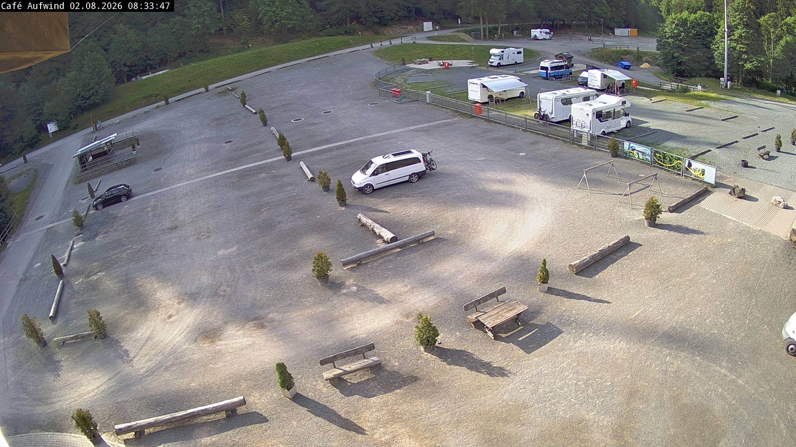 Archiv Foto Webcam Willingen: Mühlenkopfschanze Parkplatz