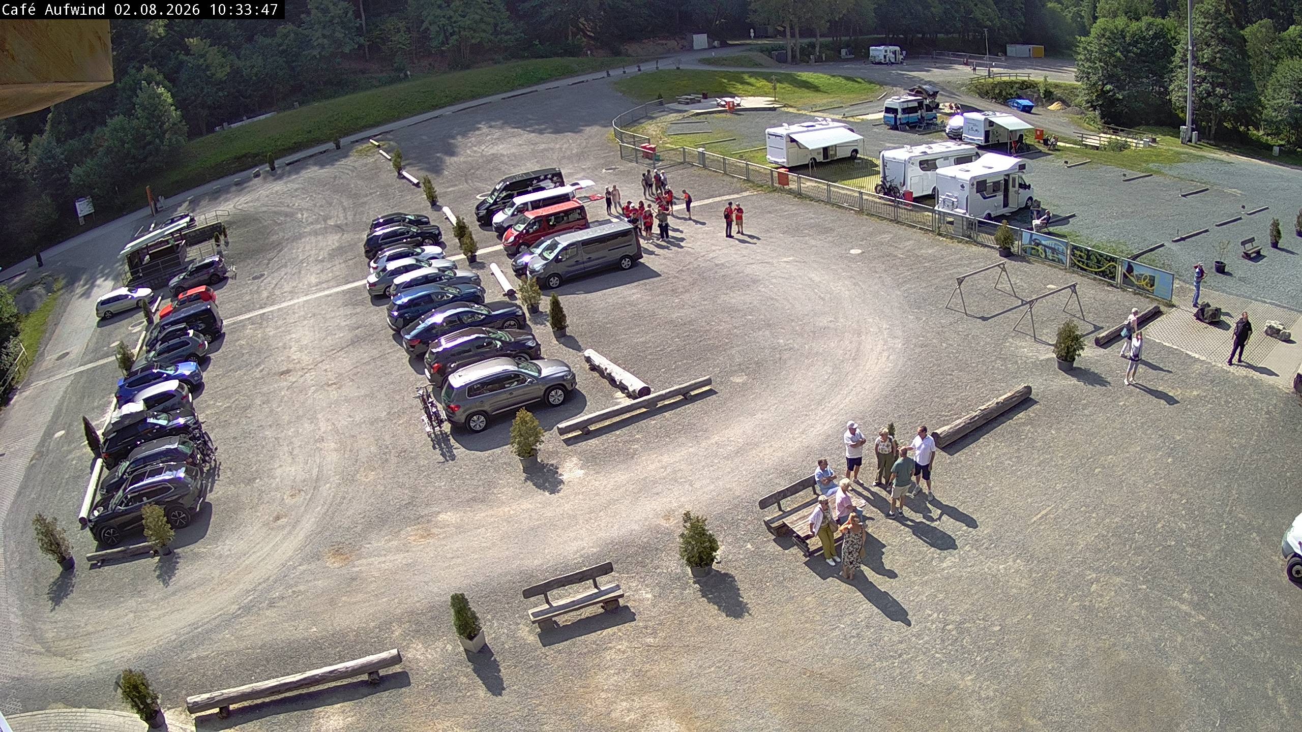 Archiv Foto Webcam Willingen: Mühlenkopfschanze Parkplatz
