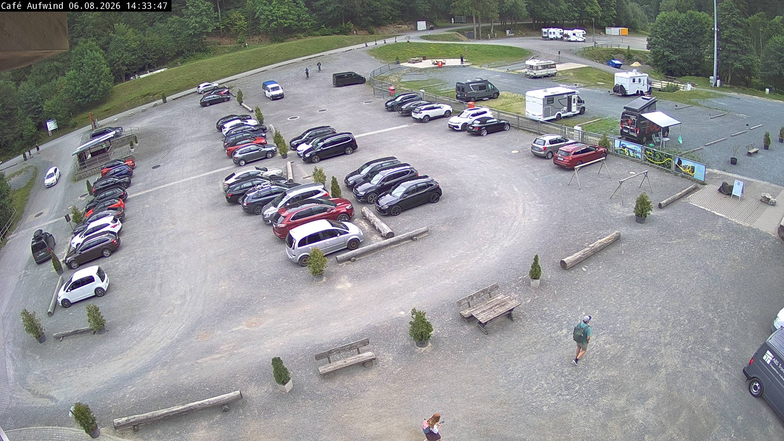 Archiv Foto Webcam Willingen: Mühlenkopfschanze Parkplatz
