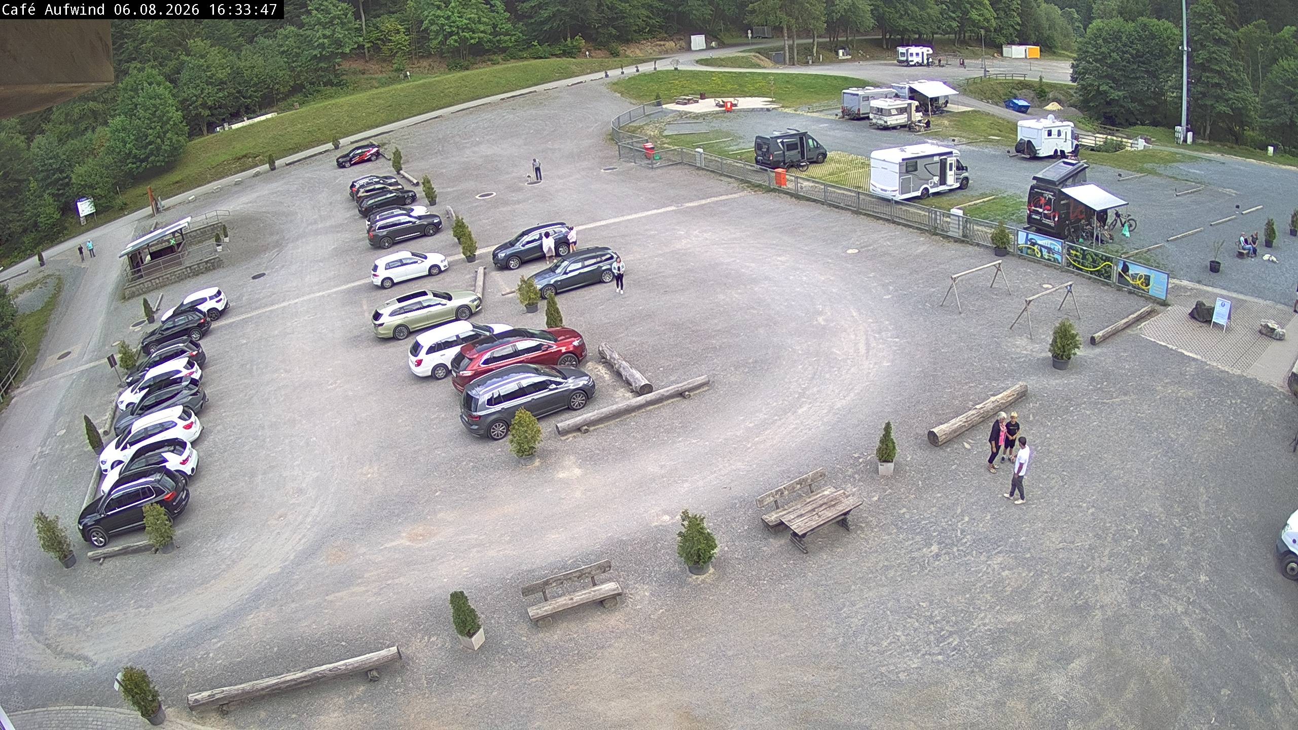 Archiv Foto Webcam Willingen: Mühlenkopfschanze Parkplatz