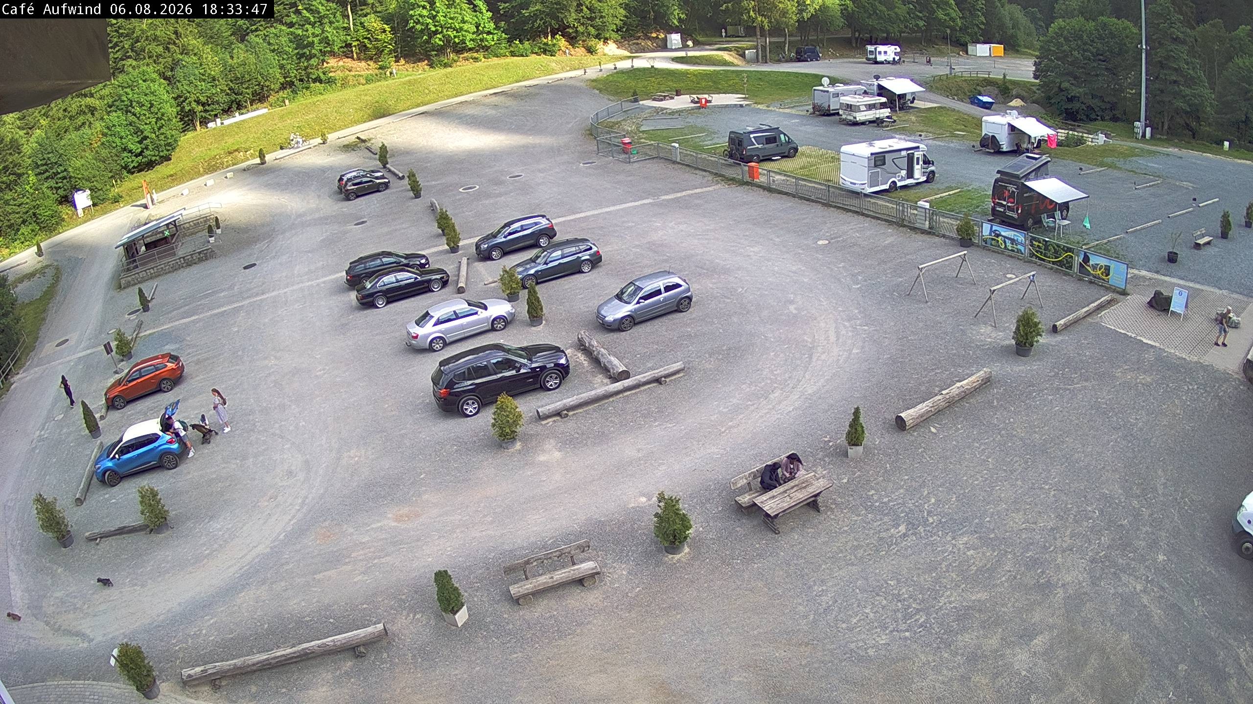 Archiv Foto Webcam Willingen: Mühlenkopfschanze Parkplatz