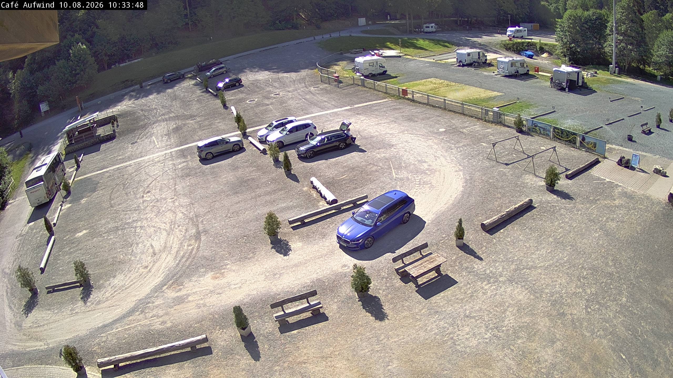 Archiv Foto Webcam Willingen: Mühlenkopfschanze Parkplatz