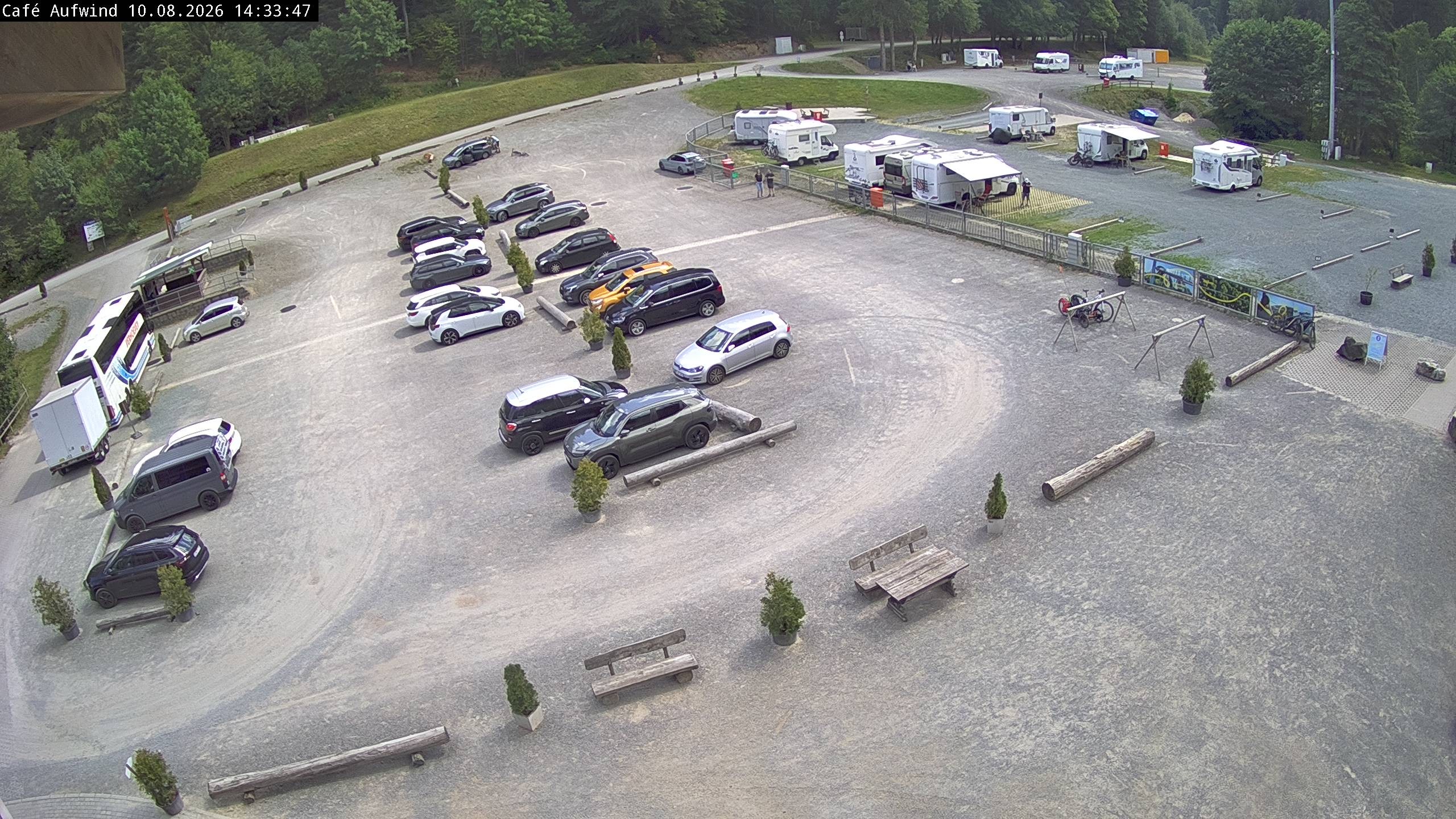 Archiv Foto Webcam Willingen: Mühlenkopfschanze Parkplatz