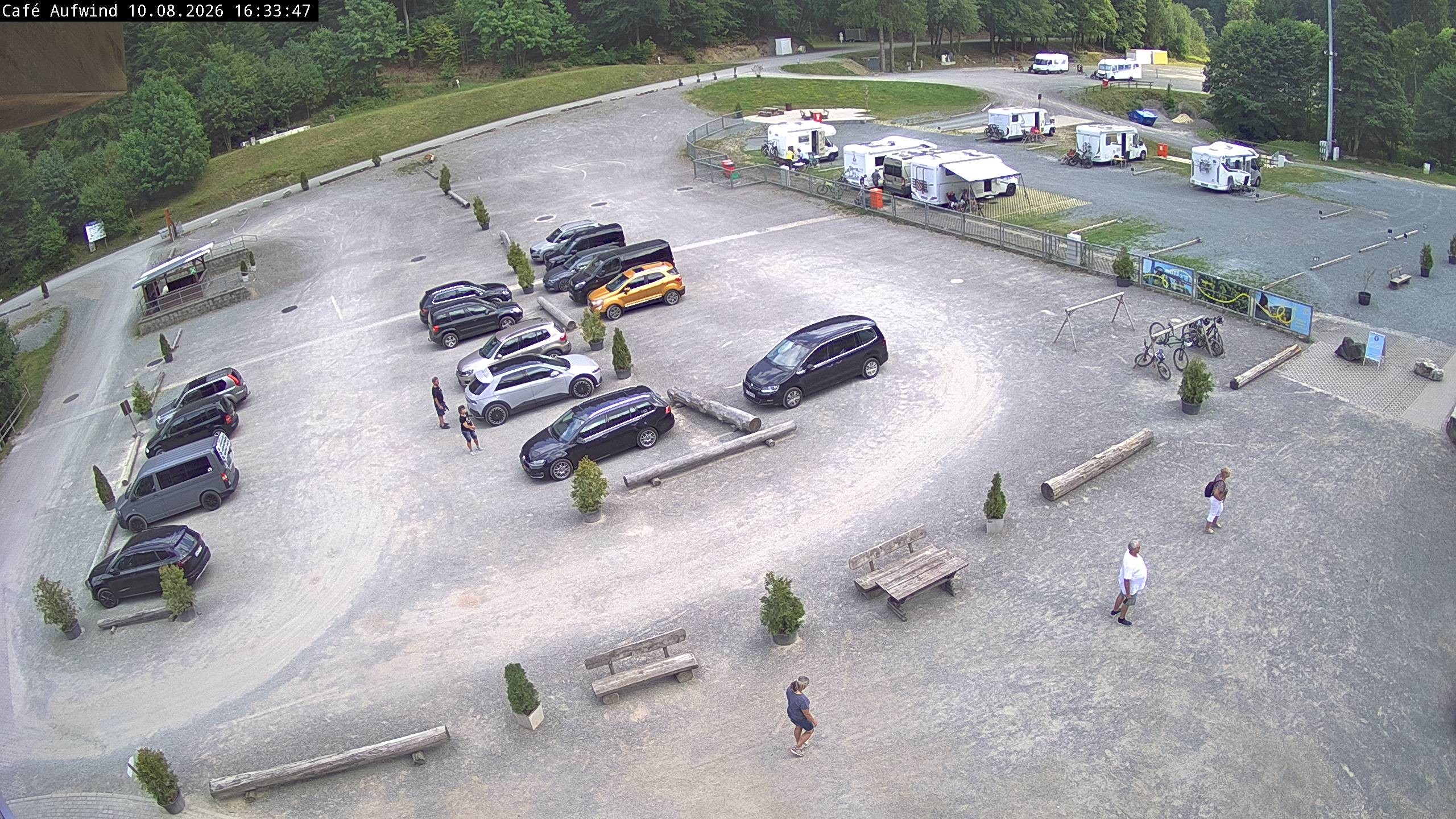 Archiv Foto Webcam Willingen: Mühlenkopfschanze Parkplatz