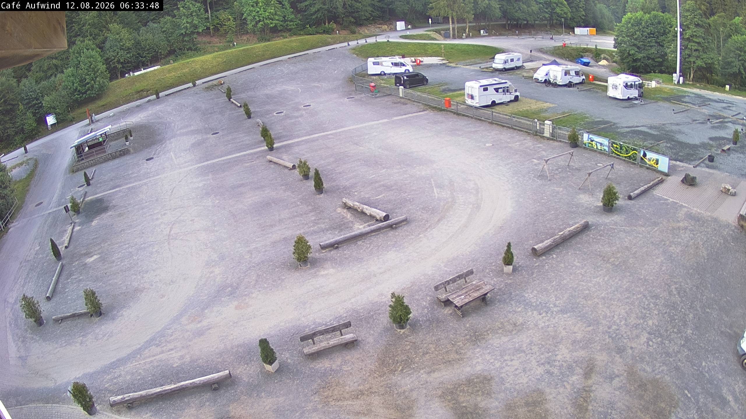 Archiv Foto Webcam Willingen: Mühlenkopfschanze Parkplatz