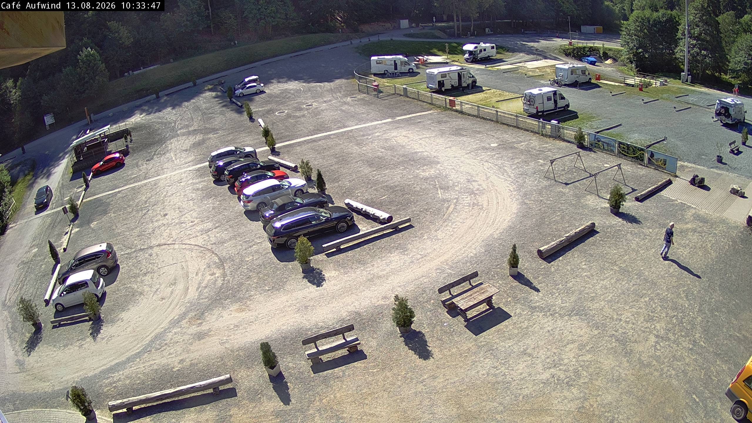 Archiv Foto Webcam Willingen: Mühlenkopfschanze Parkplatz