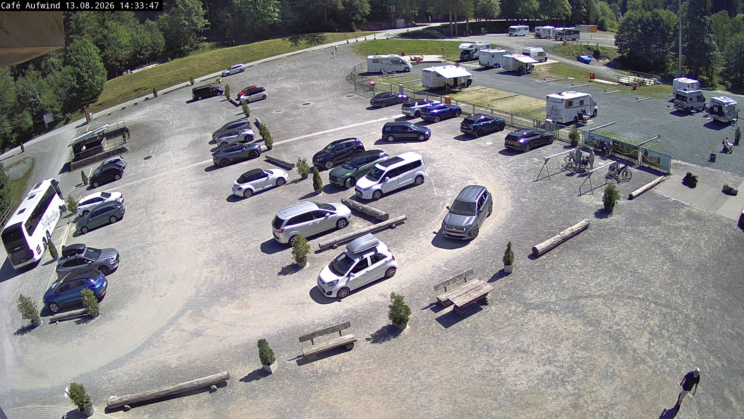 Archiv Foto Webcam Willingen: Mühlenkopfschanze Parkplatz