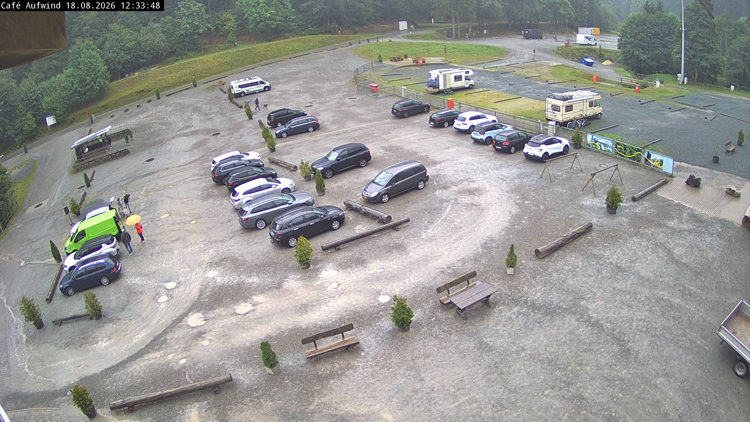 Archiv Foto Webcam Willingen: Mühlenkopfschanze Parkplatz