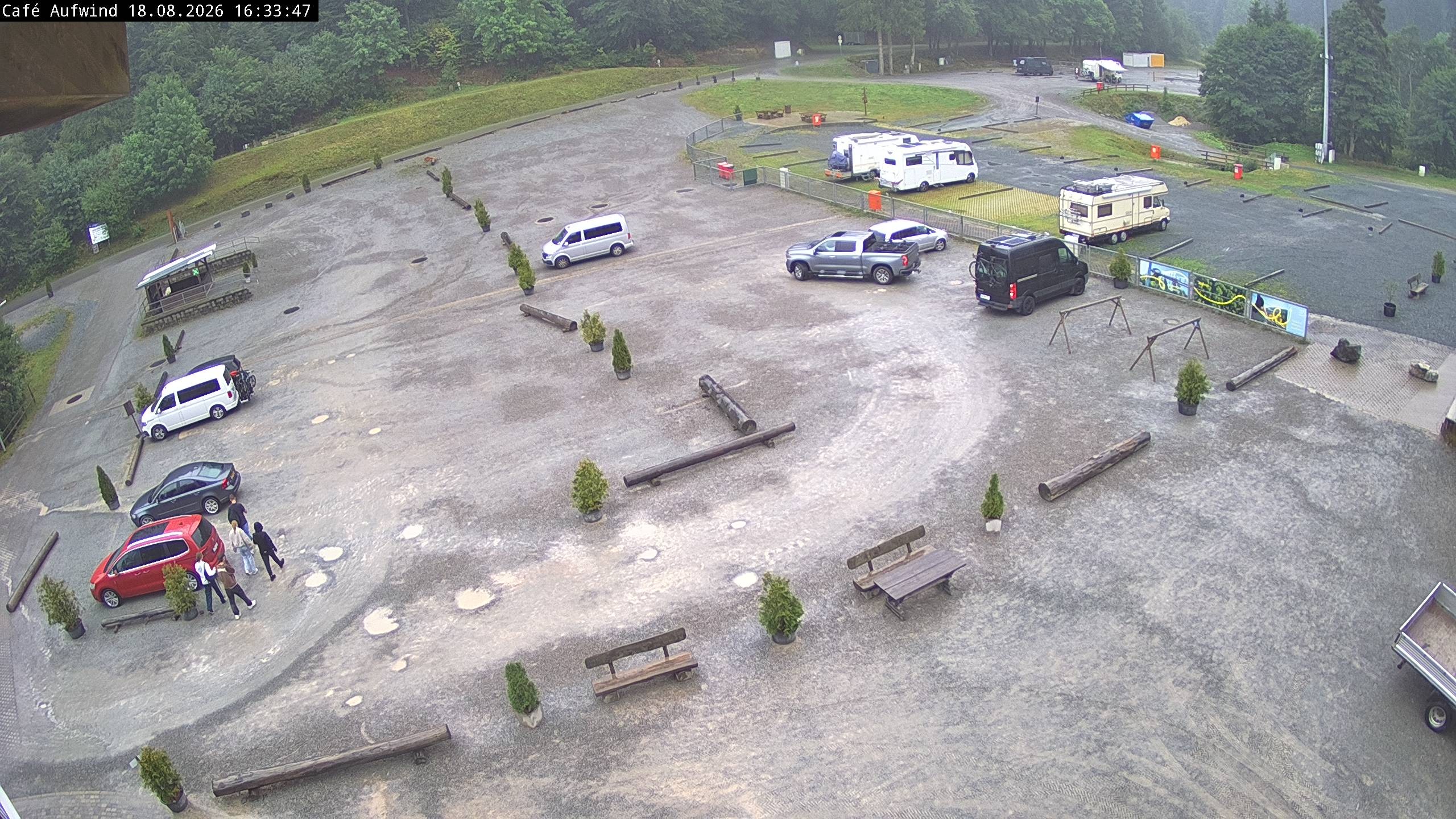 Archiv Foto Webcam Willingen: Mühlenkopfschanze Parkplatz
