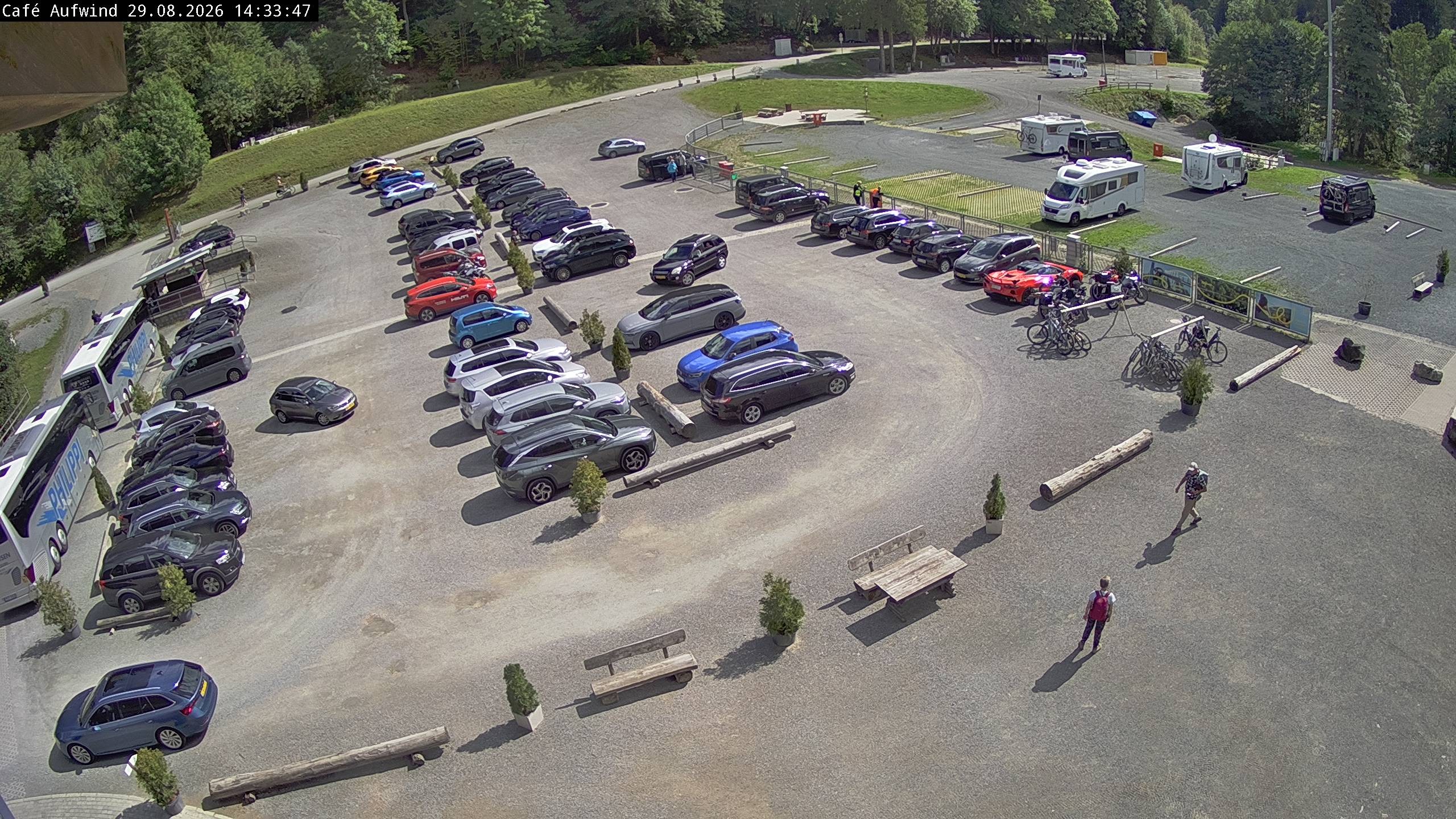 Archiv Foto Webcam Willingen: Mühlenkopfschanze Parkplatz