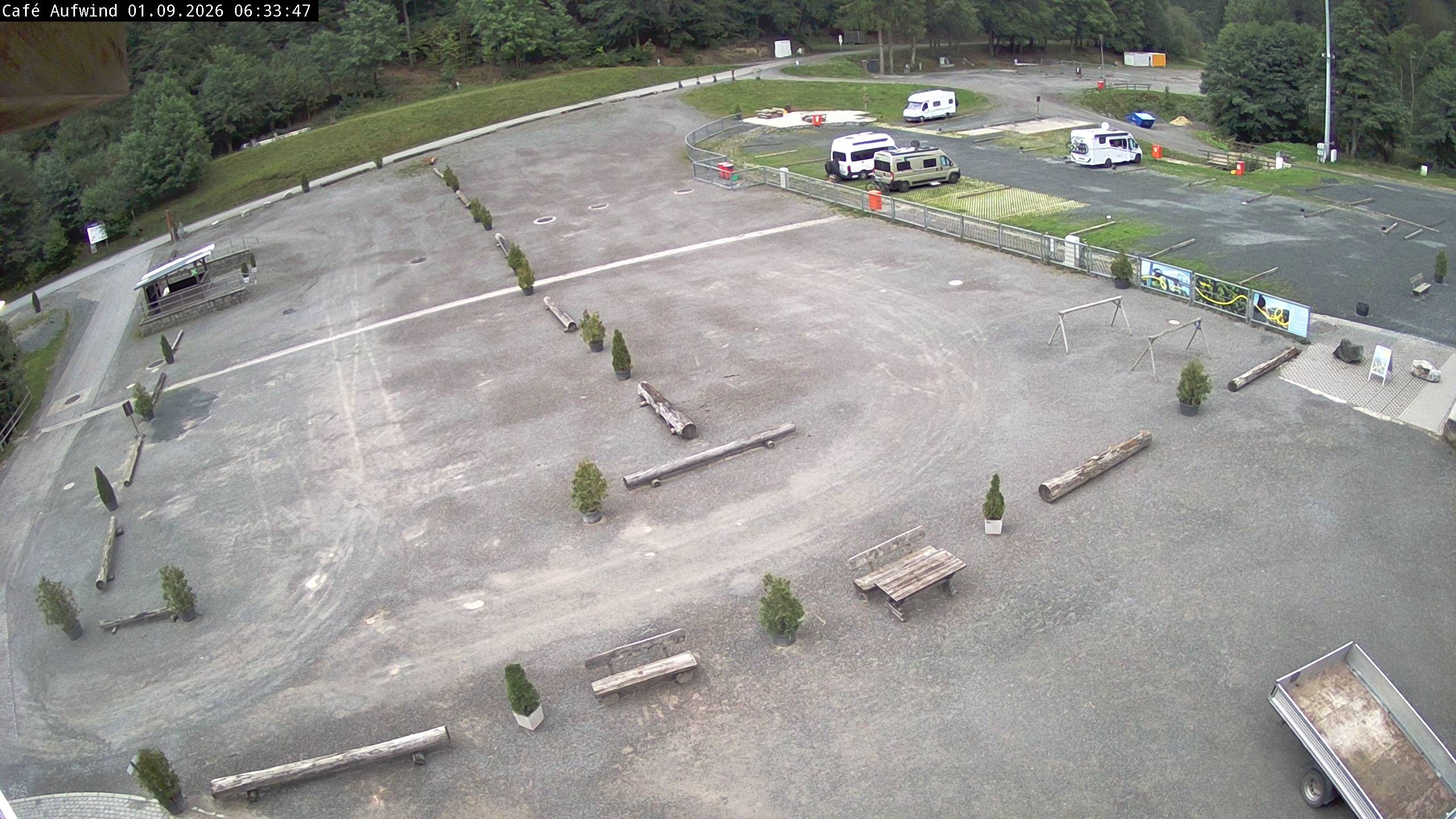 Archiv Foto Webcam Willingen: Mühlenkopfschanze Parkplatz