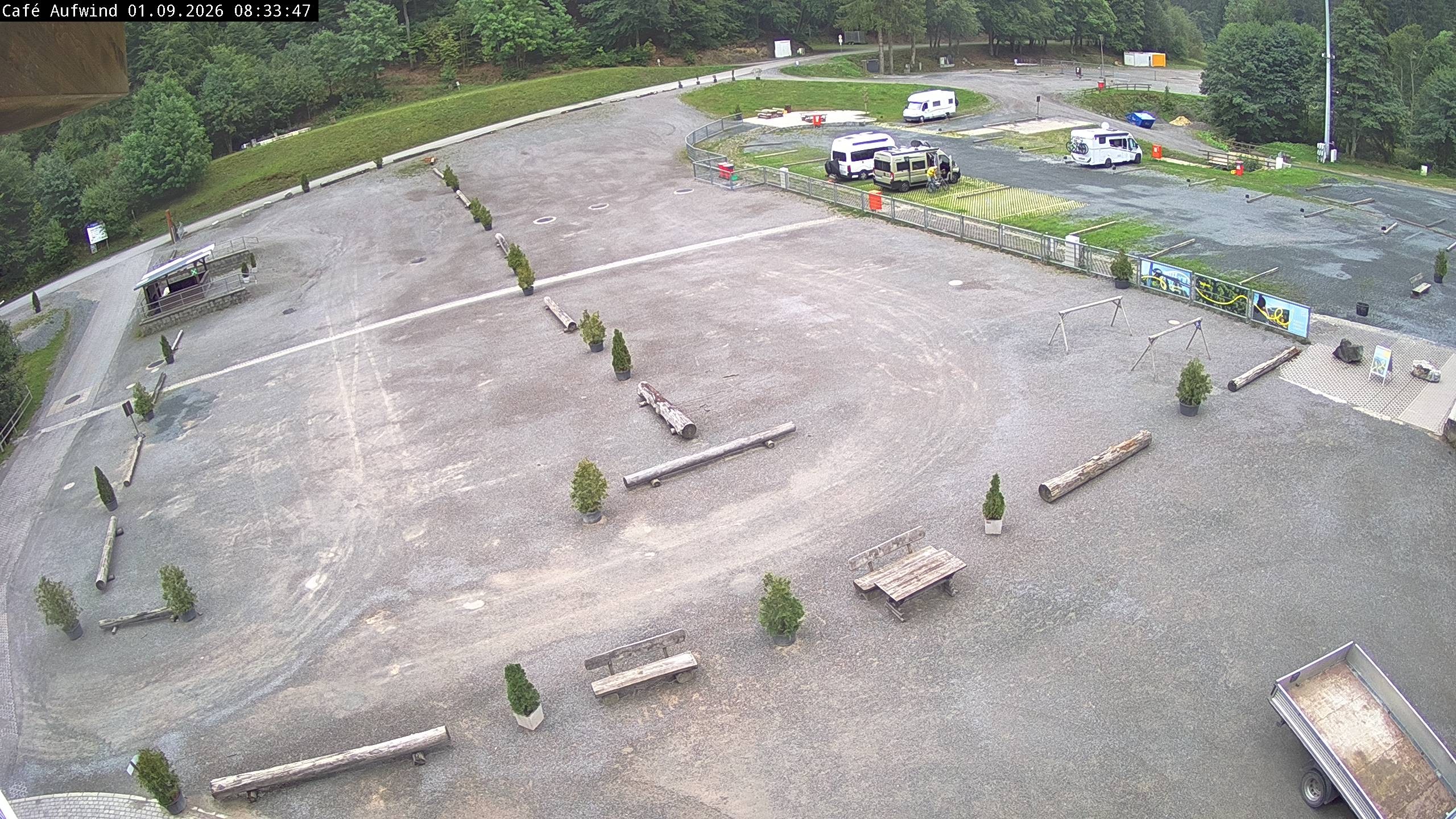 Archiv Foto Webcam Willingen: Mühlenkopfschanze Parkplatz