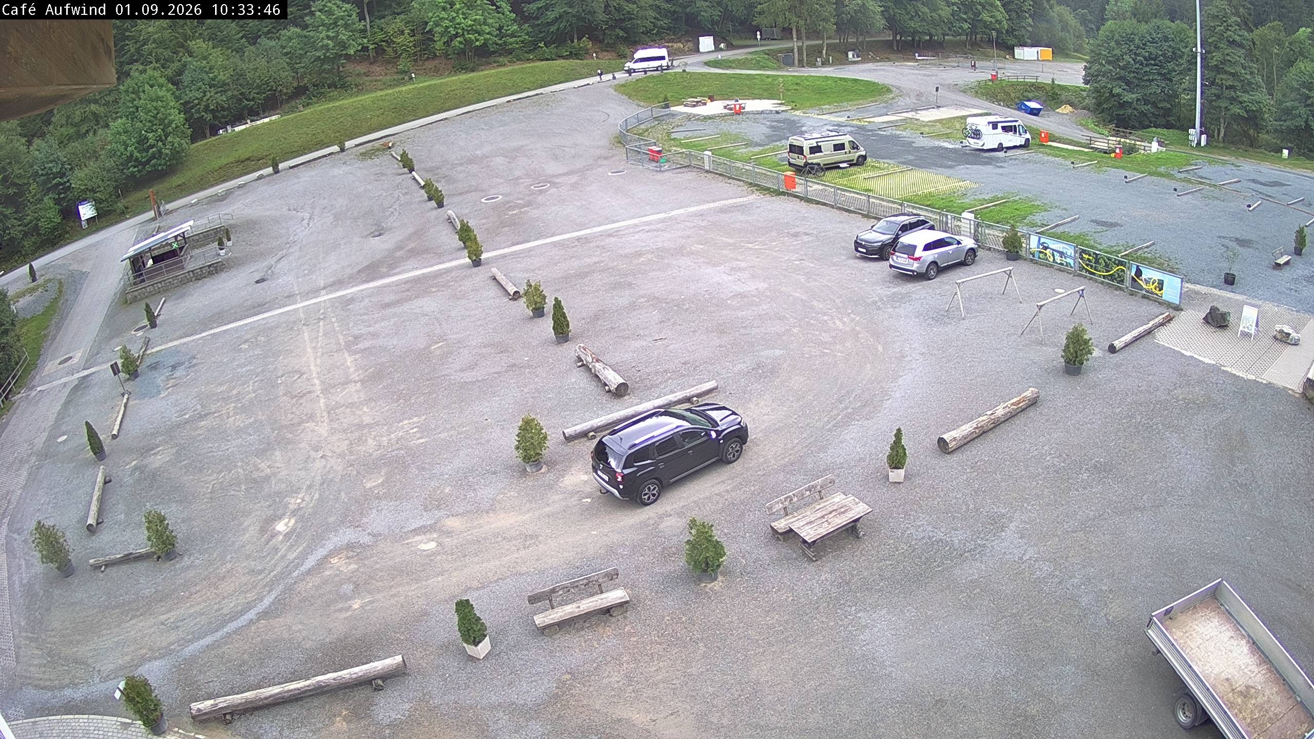 Archiv Foto Webcam Willingen: Mühlenkopfschanze Parkplatz