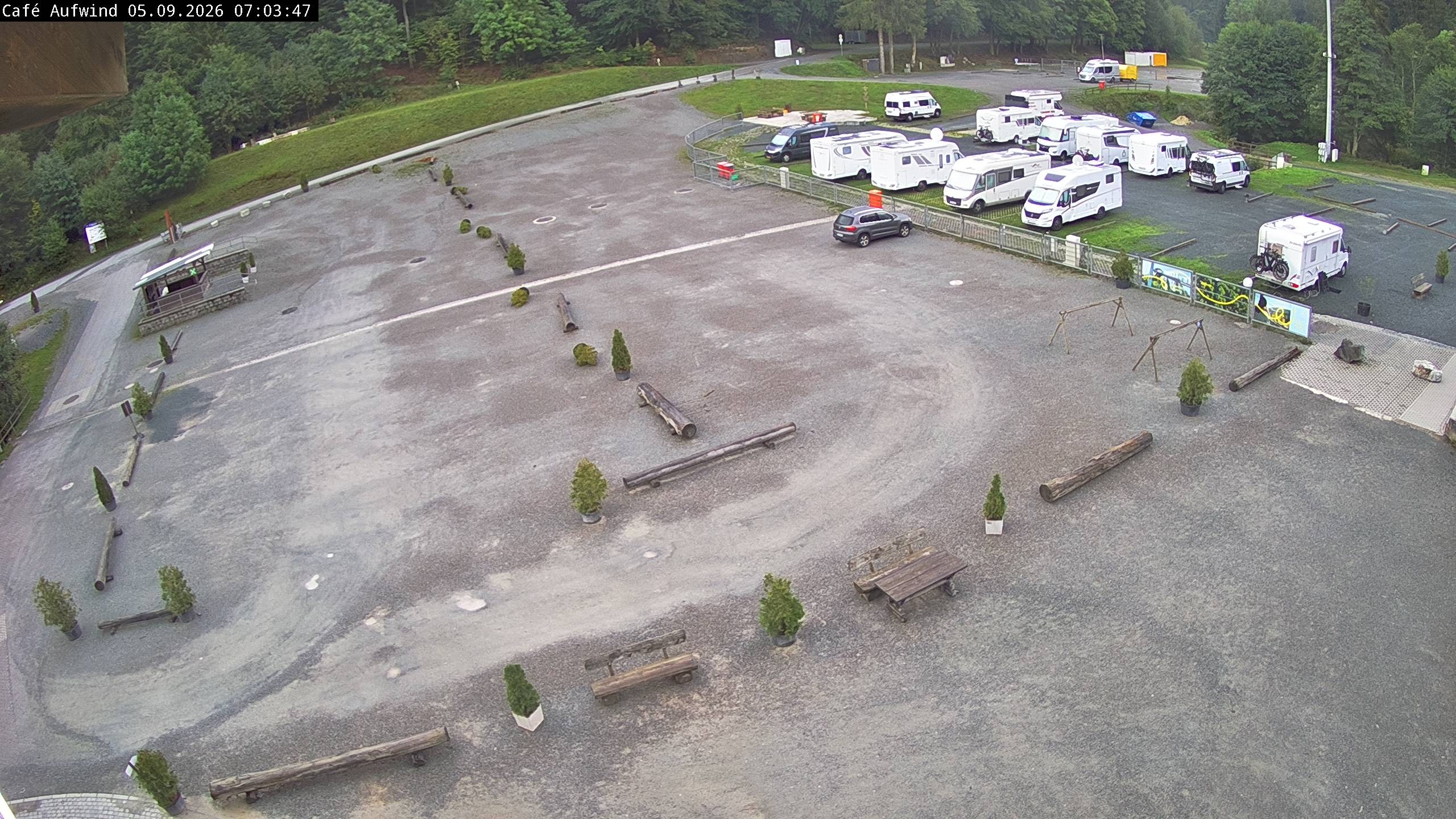Archiv Foto Webcam Willingen: Mühlenkopfschanze Parkplatz