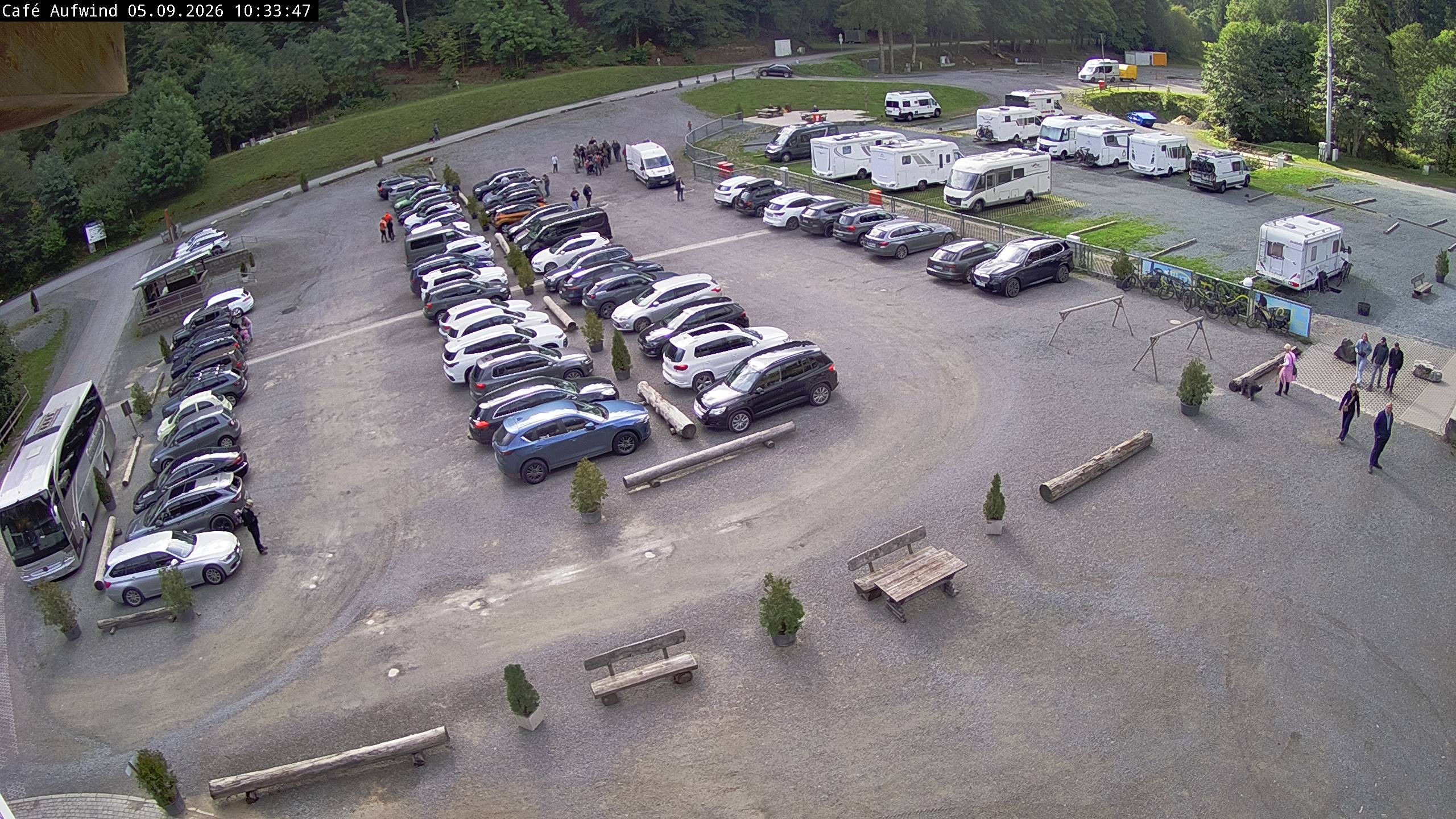 Archiv Foto Webcam Willingen: Mühlenkopfschanze Parkplatz
