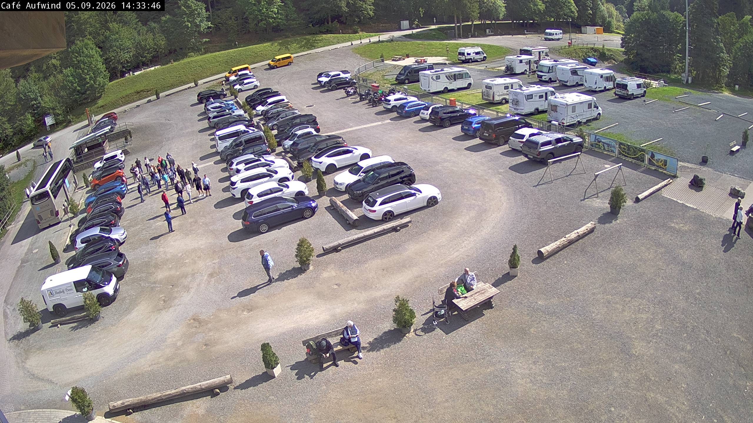 Archiv Foto Webcam Willingen: Mühlenkopfschanze Parkplatz