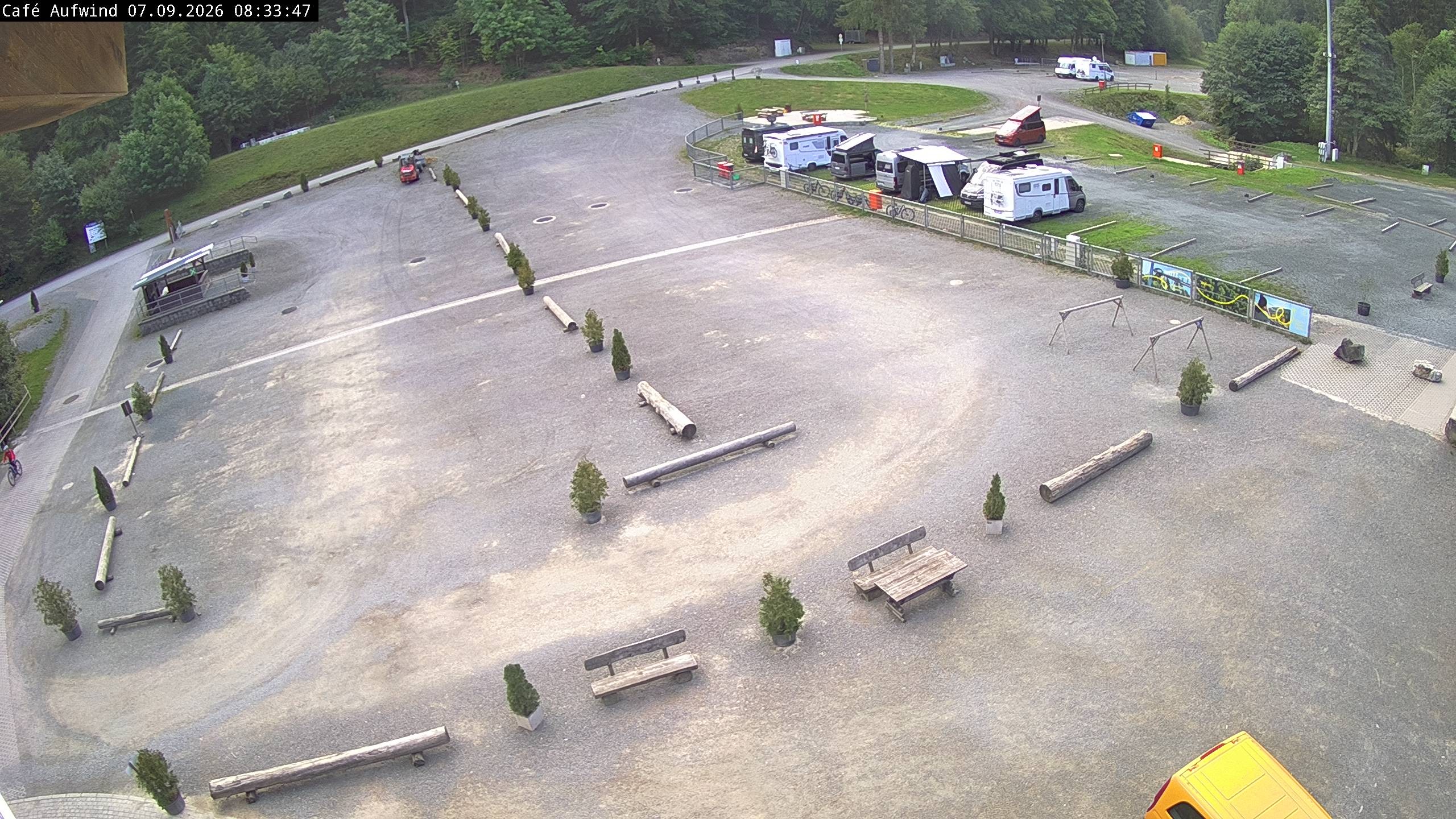 Archiv Foto Webcam Willingen: Mühlenkopfschanze Parkplatz