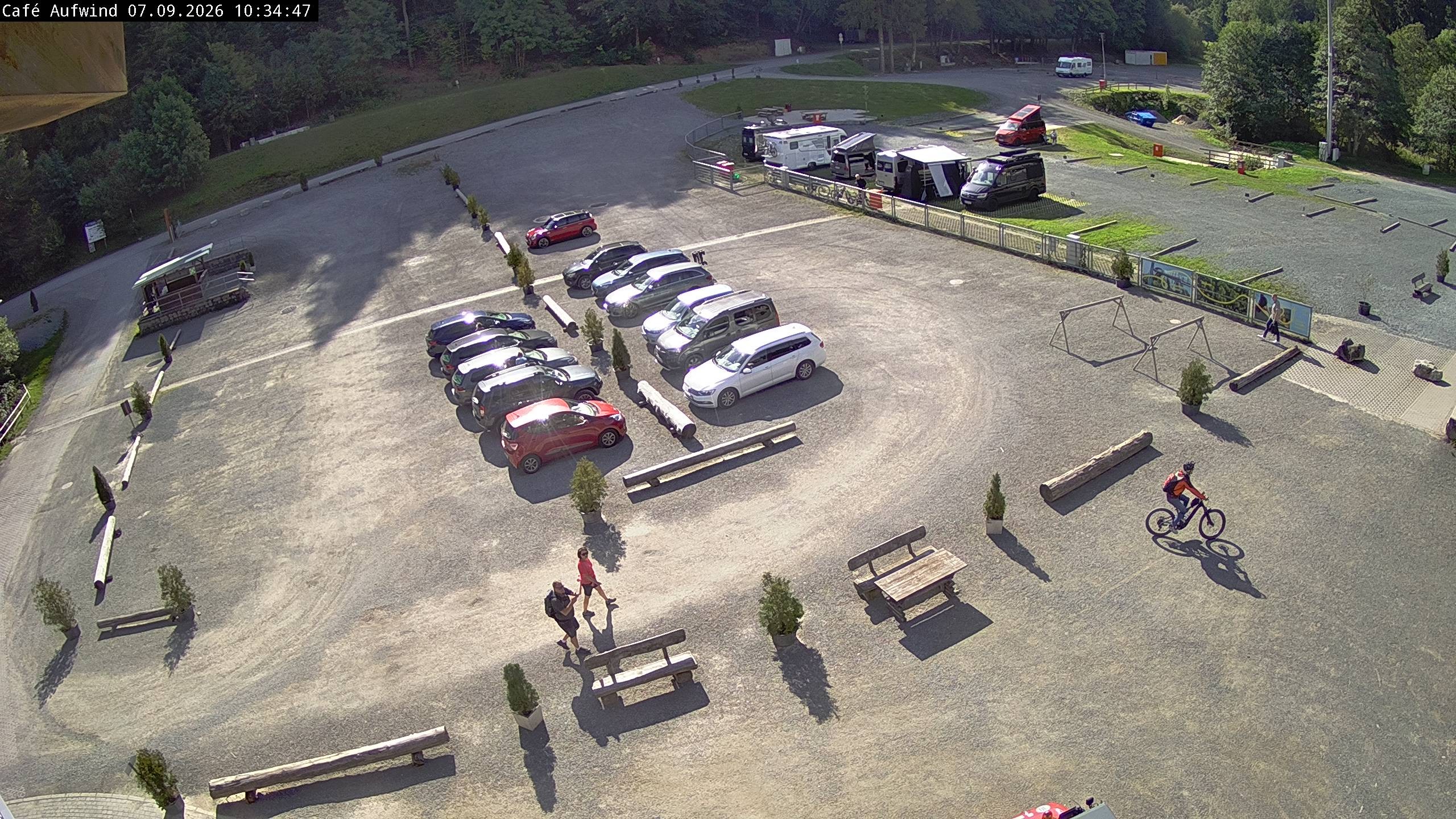 Archiv Foto Webcam Willingen: Mühlenkopfschanze Parkplatz