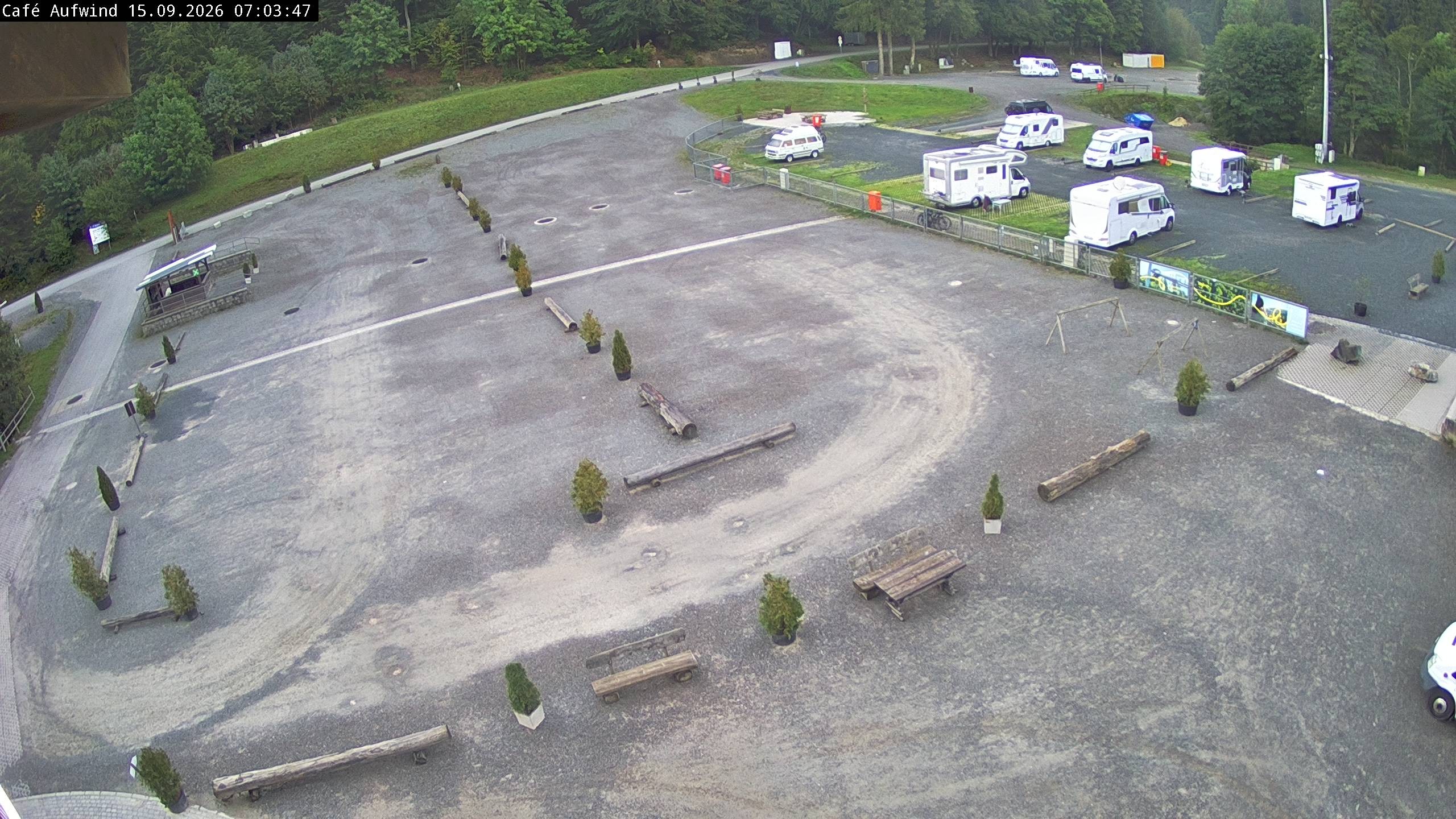 Archiv Foto Webcam Willingen: Mühlenkopfschanze Parkplatz