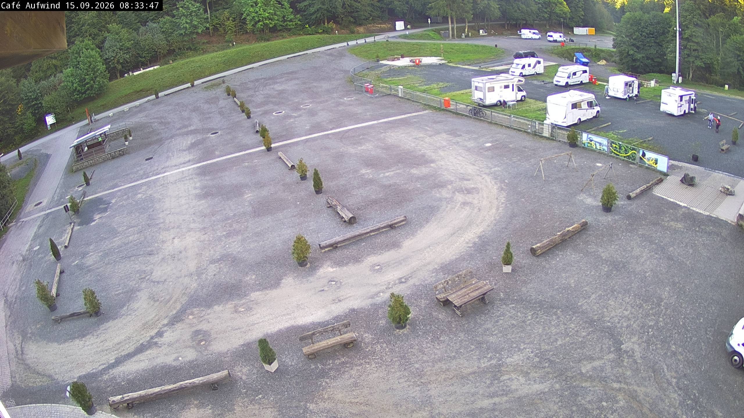 Archiv Foto Webcam Willingen: Mühlenkopfschanze Parkplatz