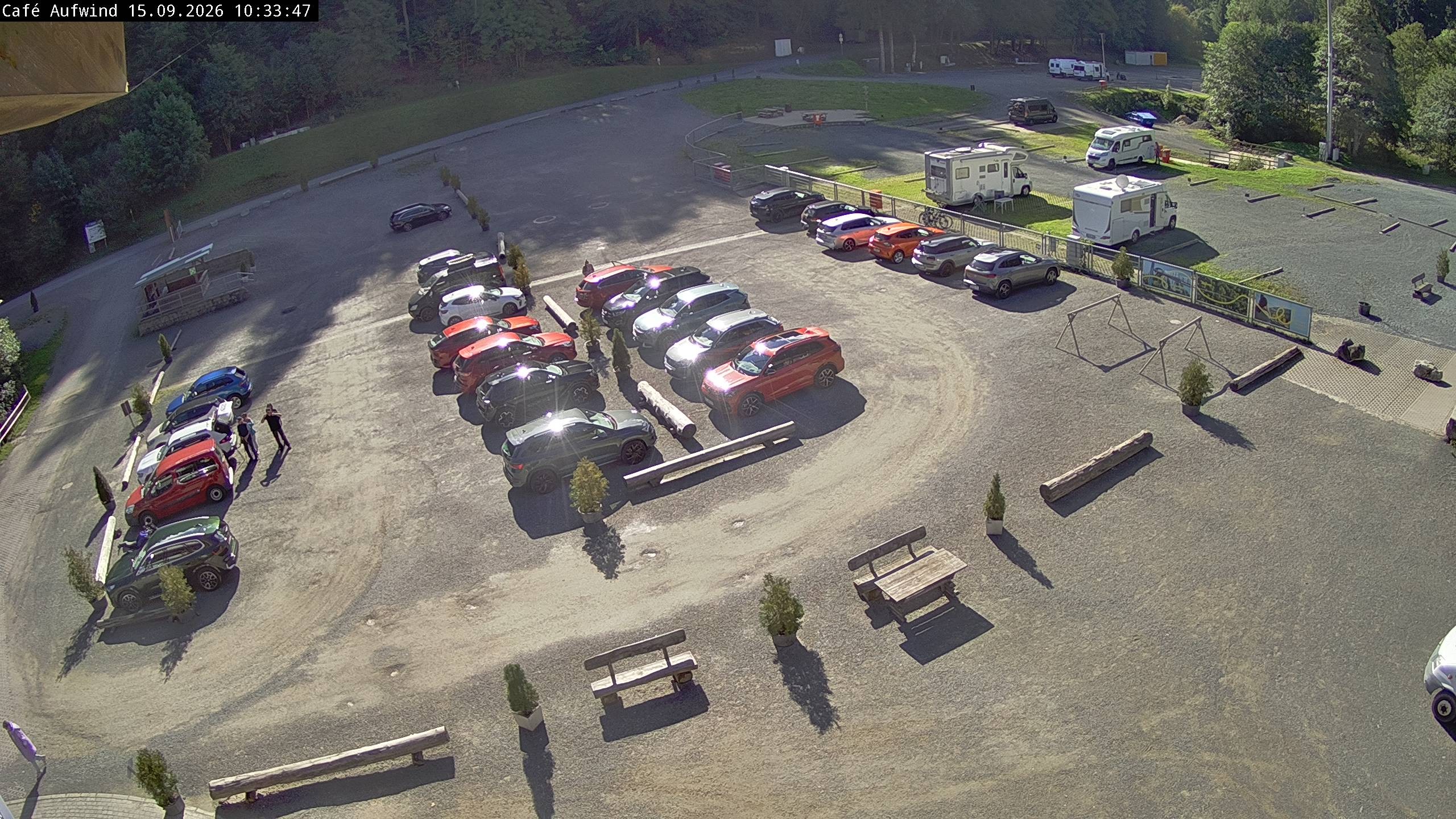 Archiv Foto Webcam Willingen: Mühlenkopfschanze Parkplatz