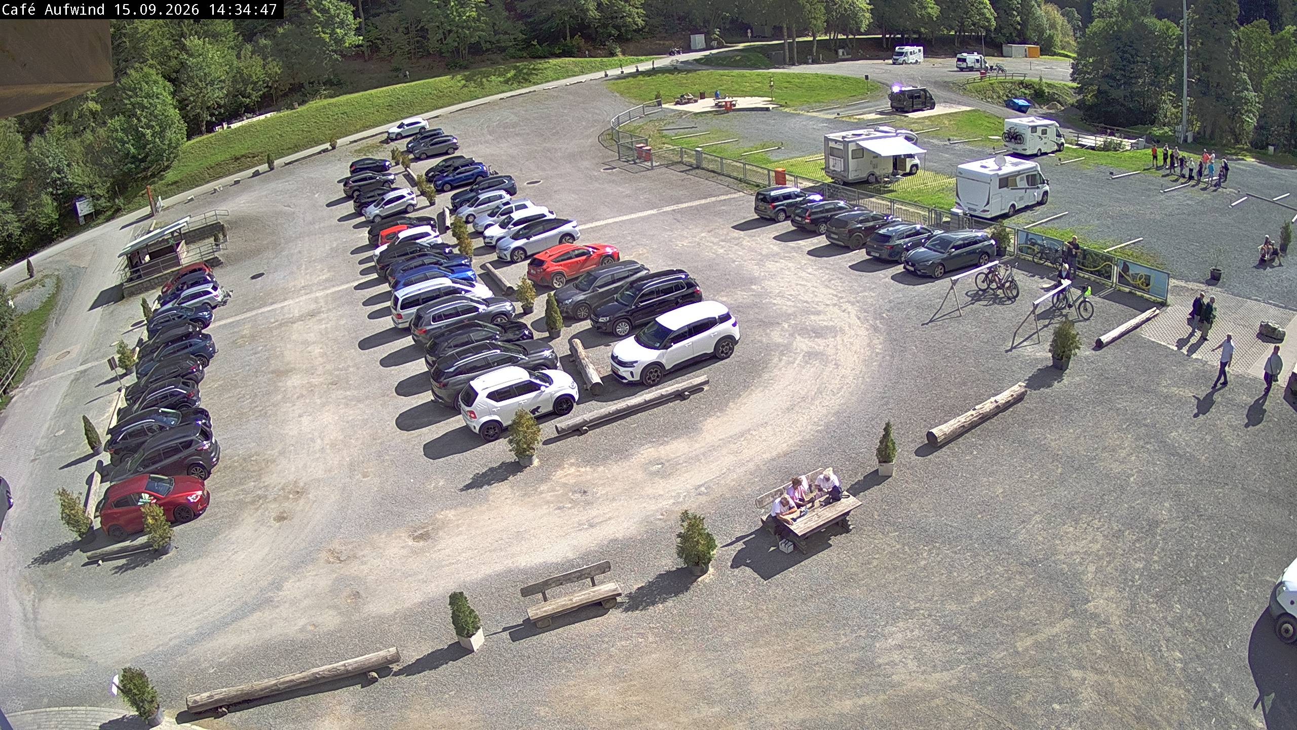 Archiv Foto Webcam Willingen: Mühlenkopfschanze Parkplatz