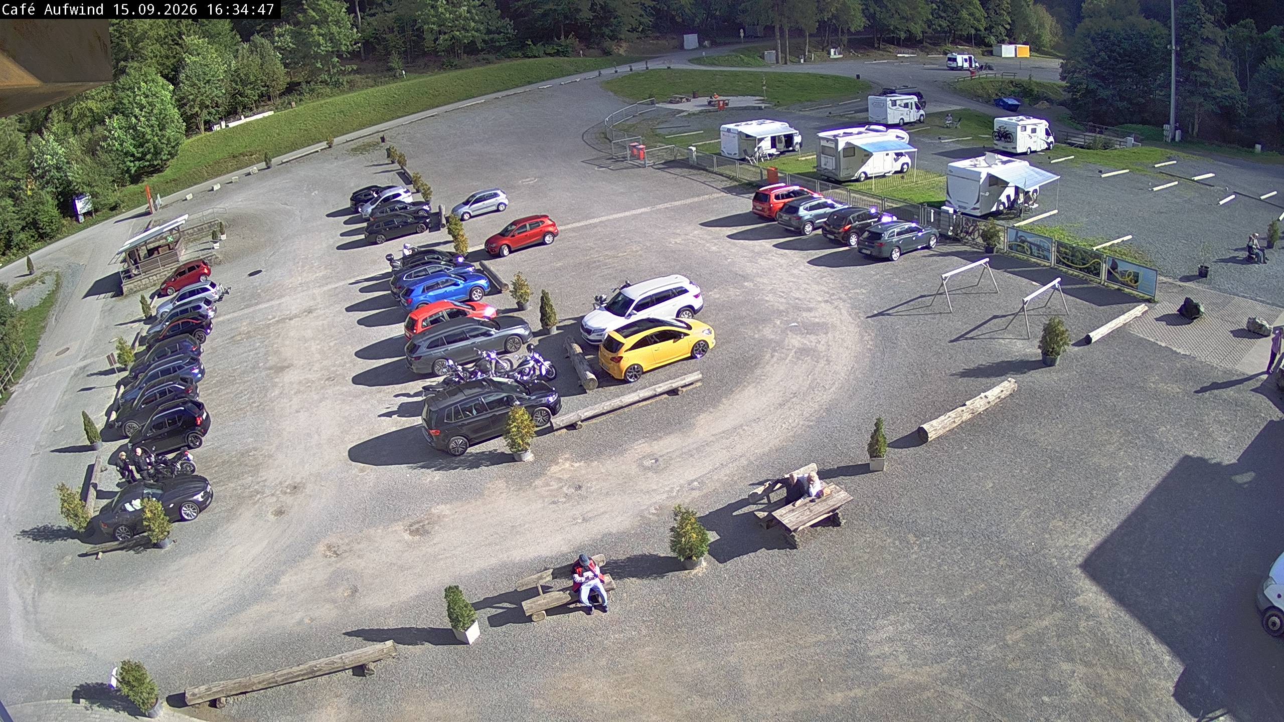 Archiv Foto Webcam Willingen: Mühlenkopfschanze Parkplatz