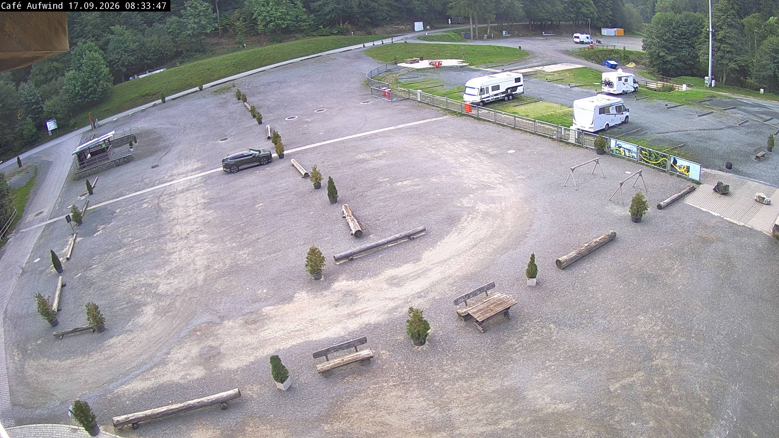 Archiv Foto Webcam Willingen: Mühlenkopfschanze Parkplatz