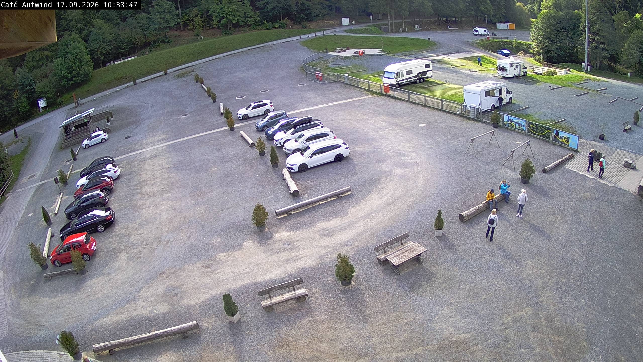 Archiv Foto Webcam Willingen: Mühlenkopfschanze Parkplatz