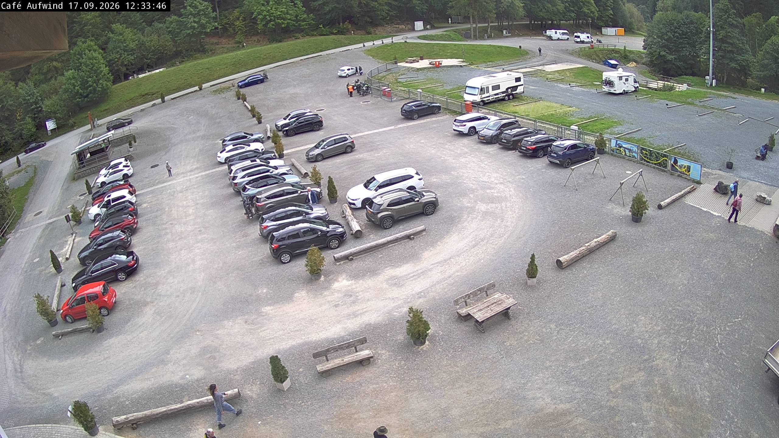 Archiv Foto Webcam Willingen: Mühlenkopfschanze Parkplatz