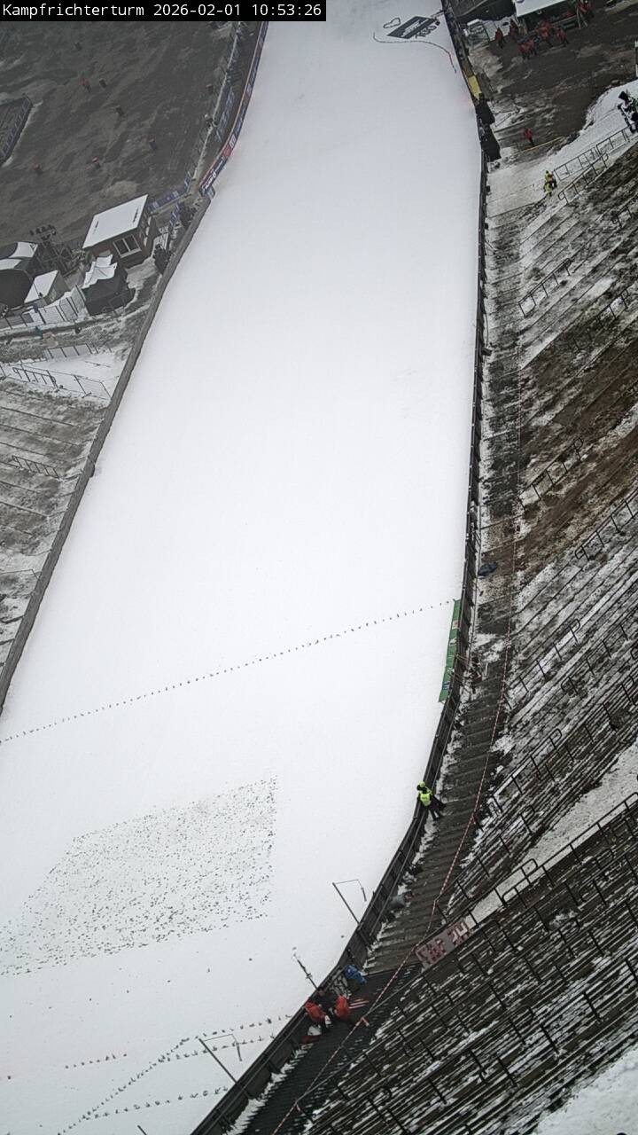 Archiv Foto Webcam Willingen: Auslauf Mühlenkopfschanze