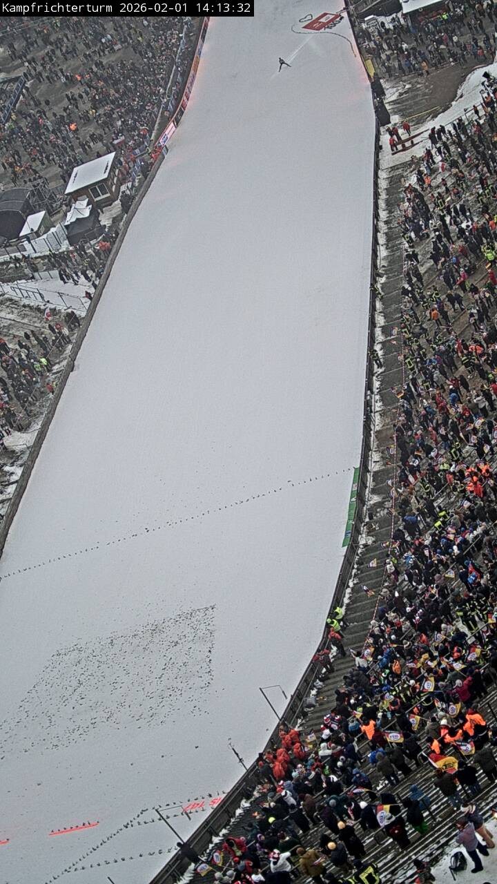 Archiv Foto Webcam Willingen: Auslauf Mühlenkopfschanze