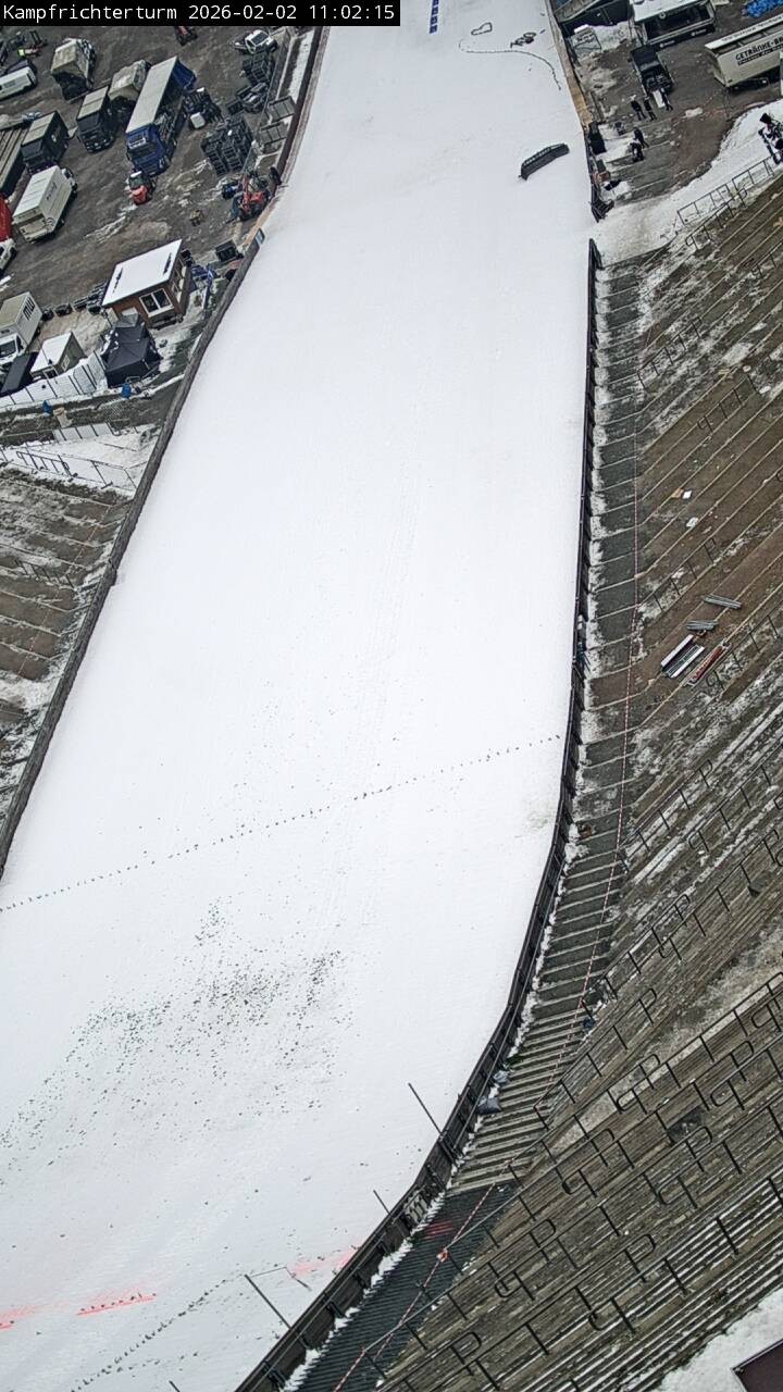 Archiv Foto Webcam Willingen: Auslauf Mühlenkopfschanze