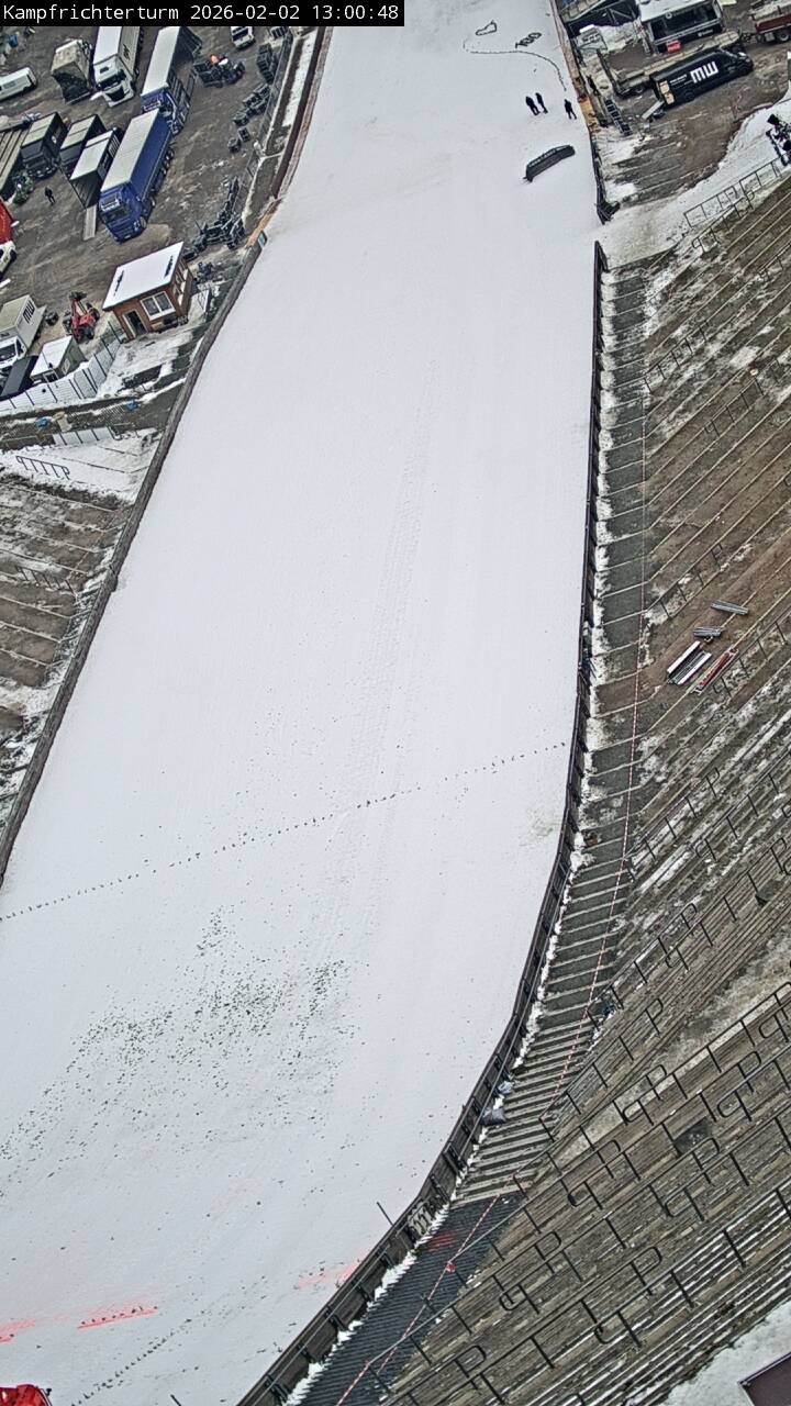 Archiv Foto Webcam Willingen: Auslauf Mühlenkopfschanze