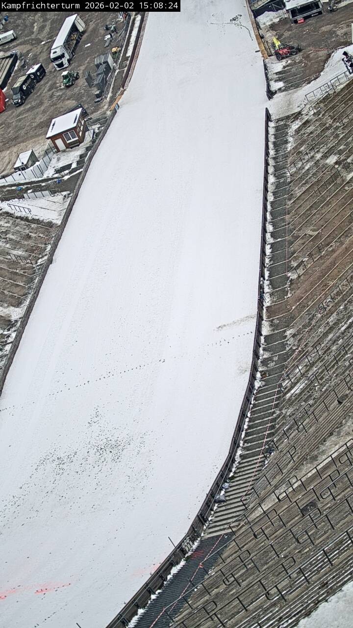 Archiv Foto Webcam Willingen: Auslauf Mühlenkopfschanze