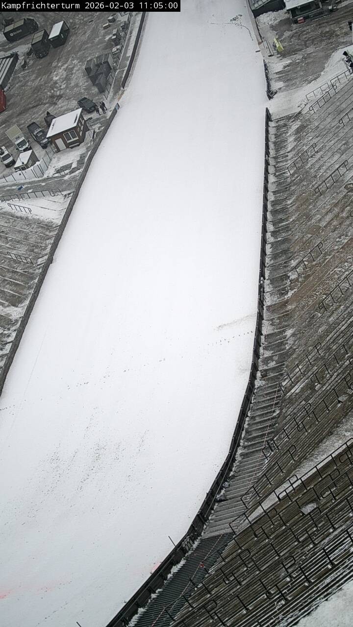 Archiv Foto Webcam Willingen: Auslauf Mühlenkopfschanze