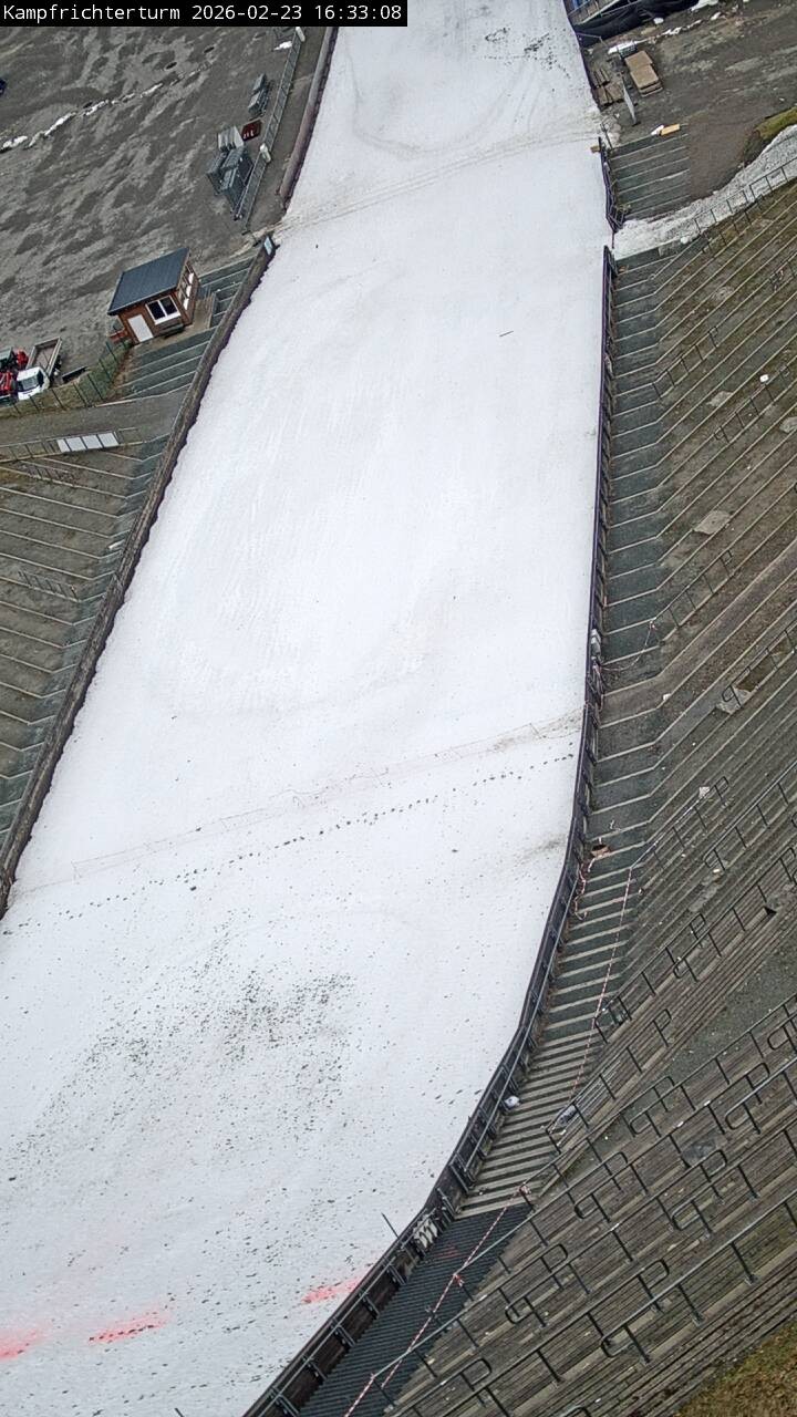 Archiv Foto Webcam Willingen: Auslauf Mühlenkopfschanze